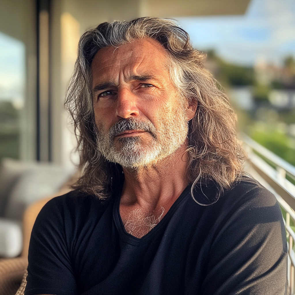 Un hombre mayor sonriente | Fuente: Midjourney