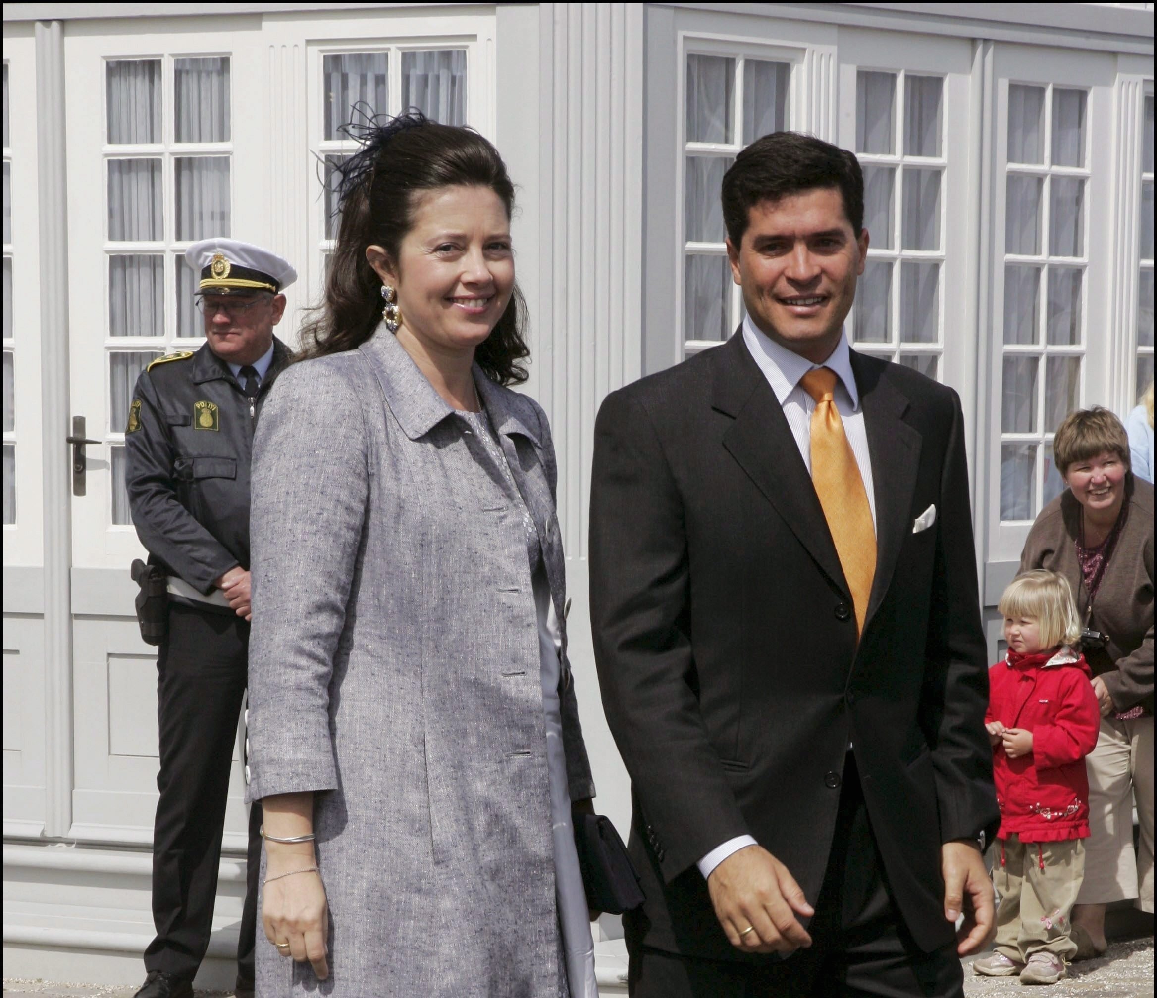 Alexia de Grecia y Carlos Morales en Dinamarca en mayo de 2004. | Foto: Getty Images