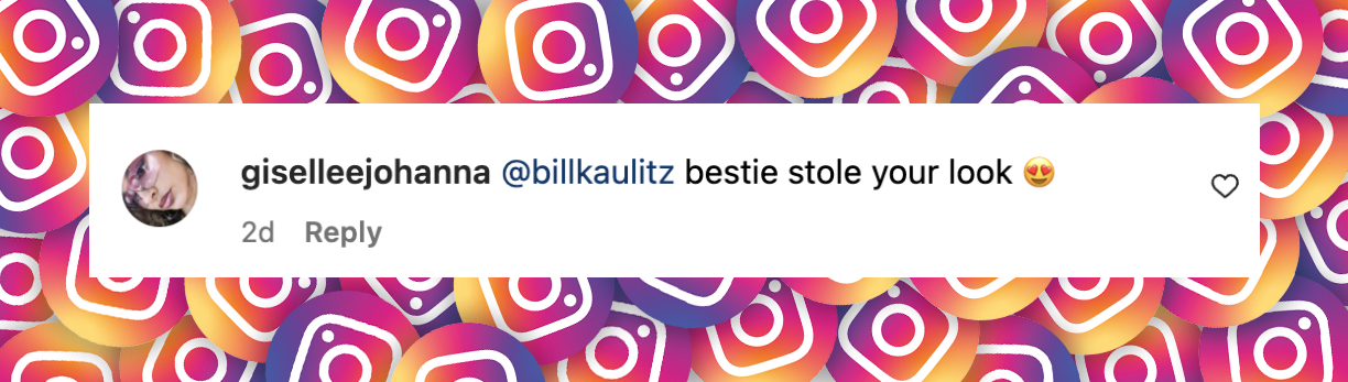 Comentario de un usuario sobre Heidi Klum y Bill Kaulitz, publicado el 28 de septiembre de 2024 | Fuente: Instagram/voguegermany