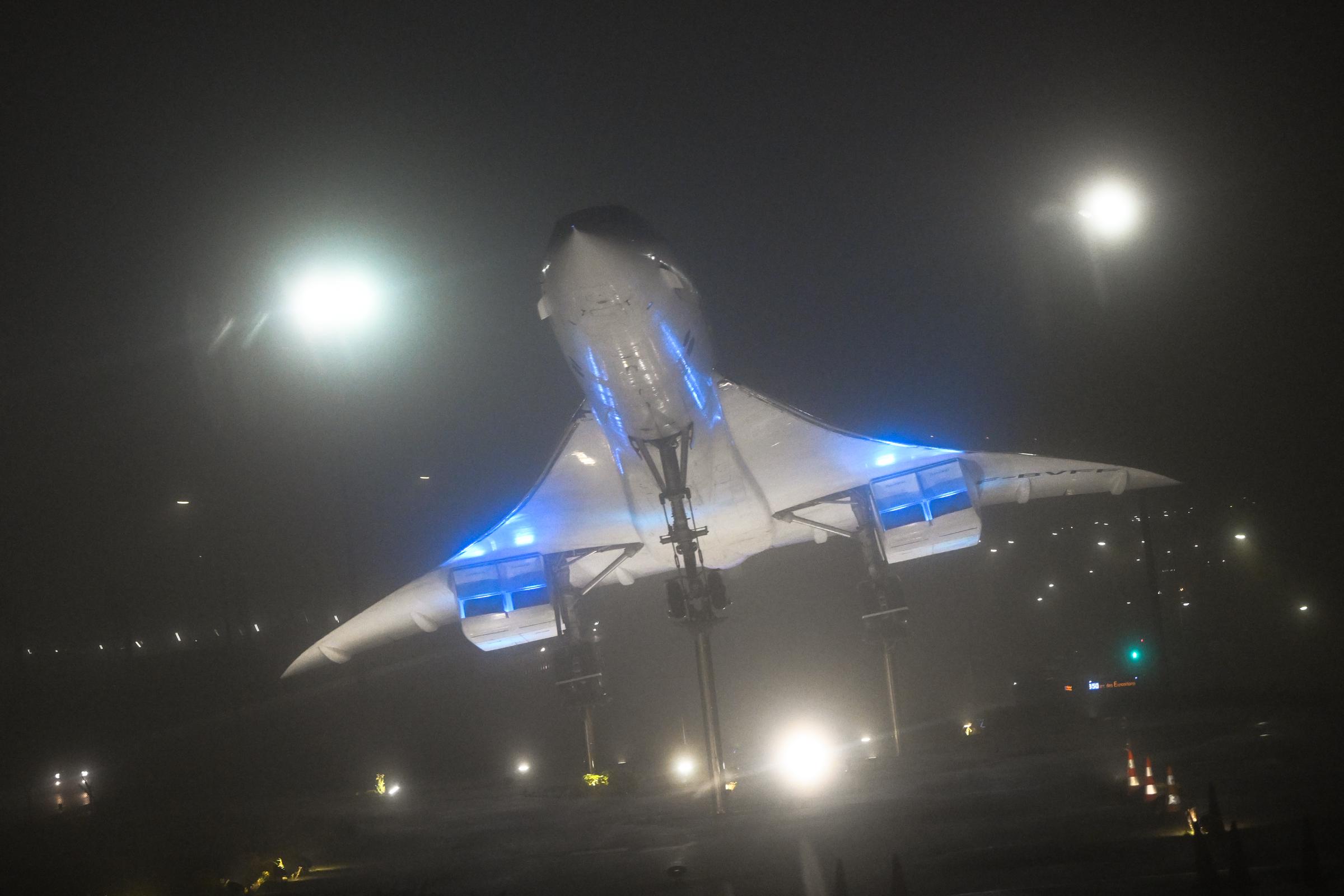 Monumento al avión Concorde F-BVFF de Air France, el 24 de diciembre de 2024 | Fuente: Getty Images