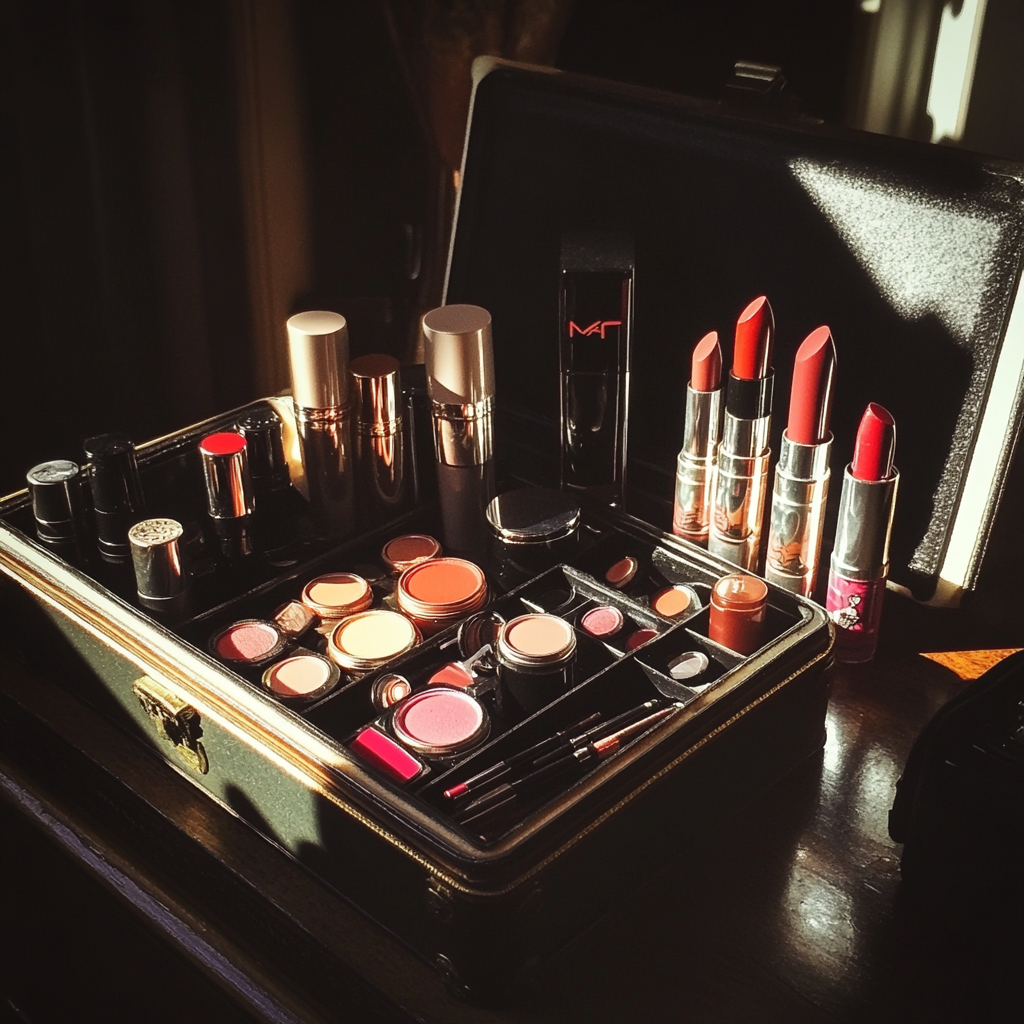 Una caja de maquillaje | Fuente: Midjourney