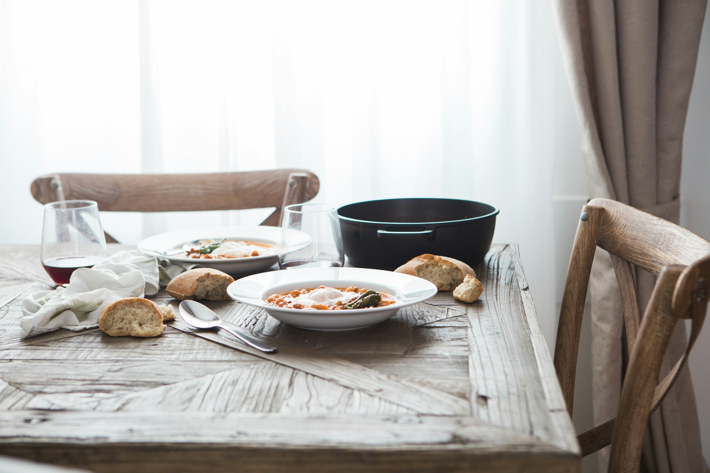 Una mesa con comida | Foto: Unsplash