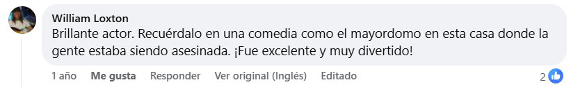 Comentarios sobre Time Curry | Fuente: Facebook.com/AmoMama Nostalgia