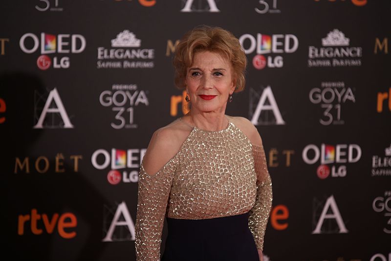 Marisa Paredes en los Premios Goya 2017. | Imagen: Wikipedia