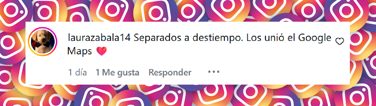 Comentario de una usuaria sobre la publicación de Gabriela Sari junto a Facundo Arana | Fuente: Instagram/gabrielasari