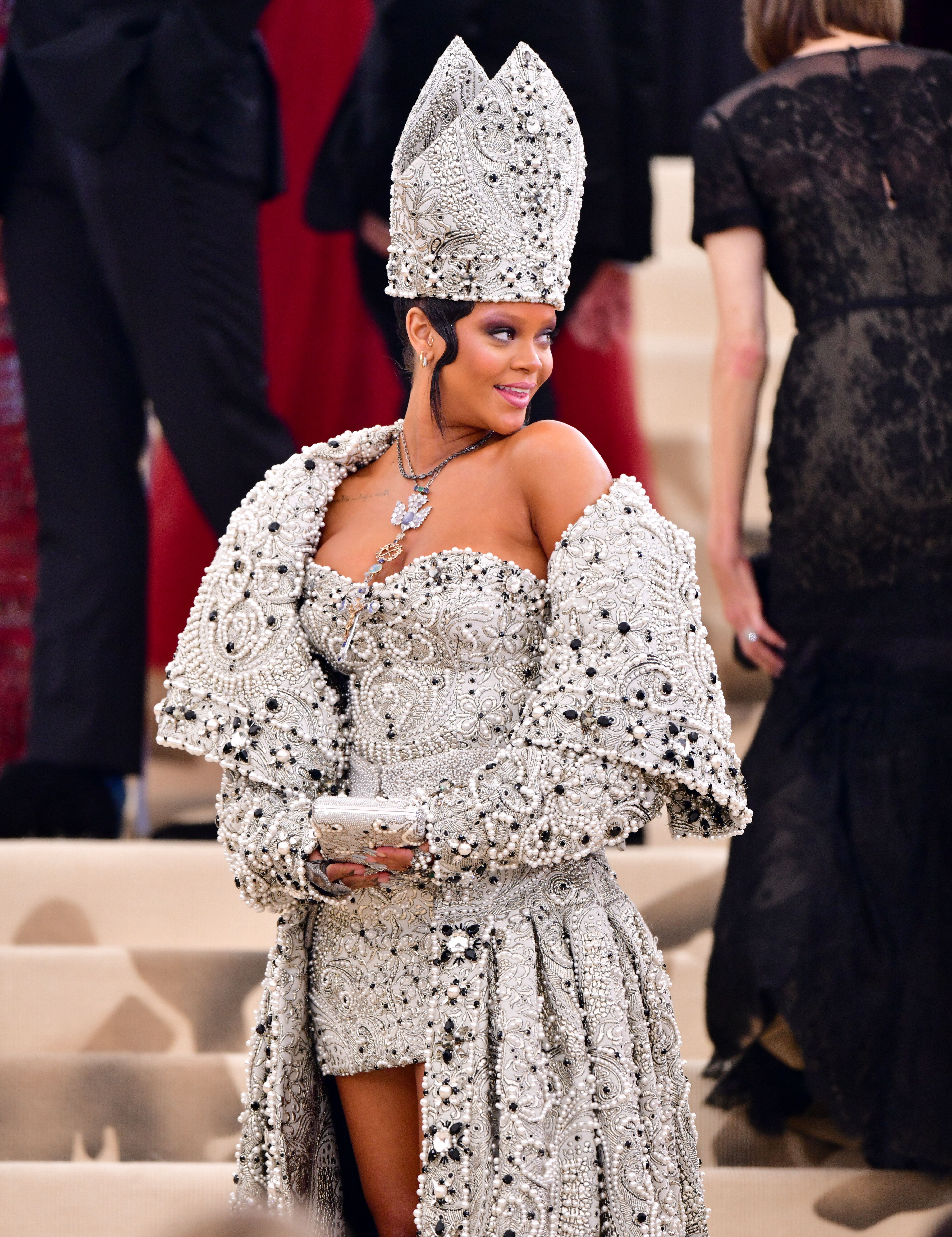 Rihanna en el Museo Metropolitano de Arte el 7 de mayo de 2018, en Nueva York | Foto: Getty Images