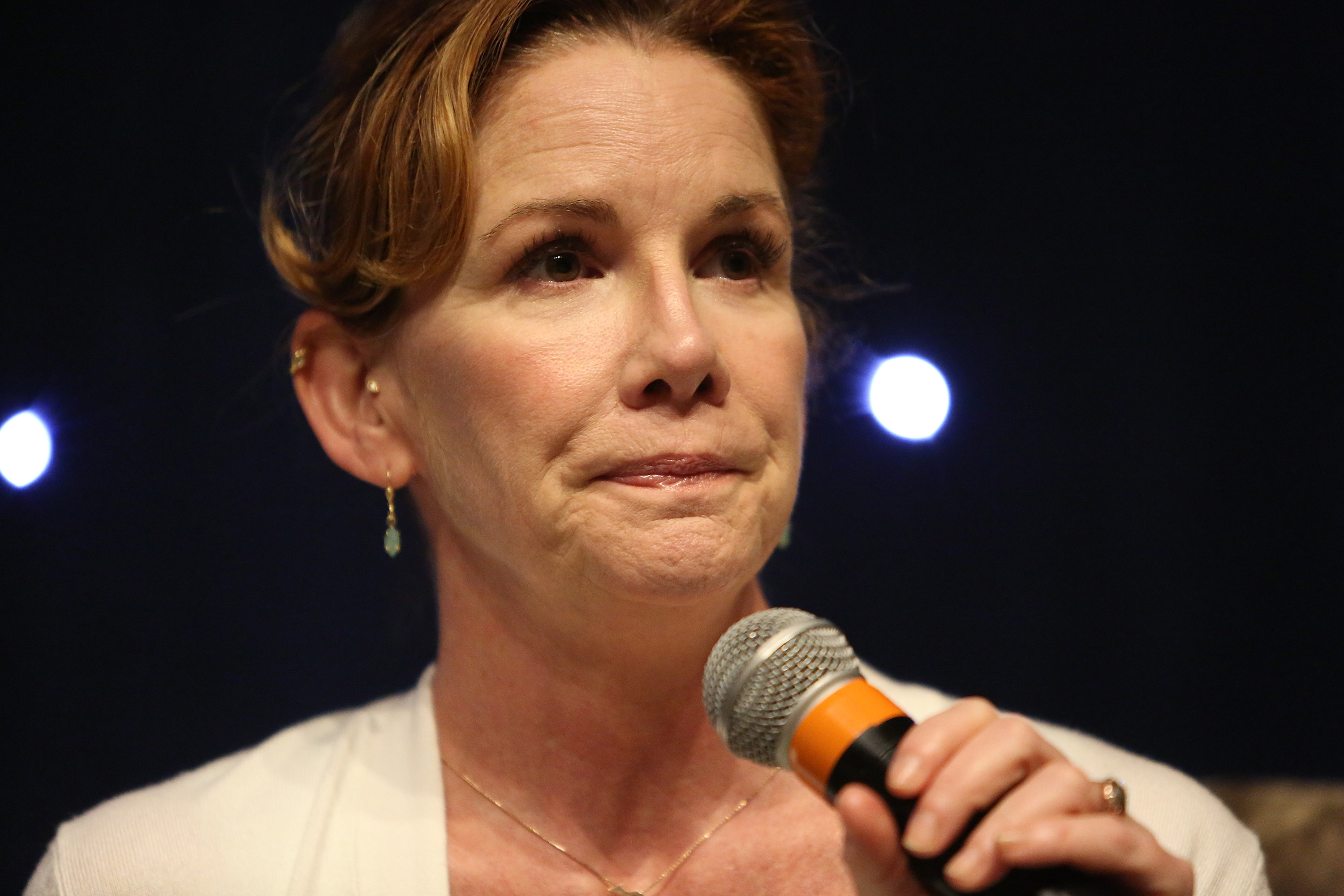 Melissa Gilbert habla en el Desayuno de Mujeres de Negocios con Melissa Gilbert el 22 de abril de 2016 | Fuente: Getty Images