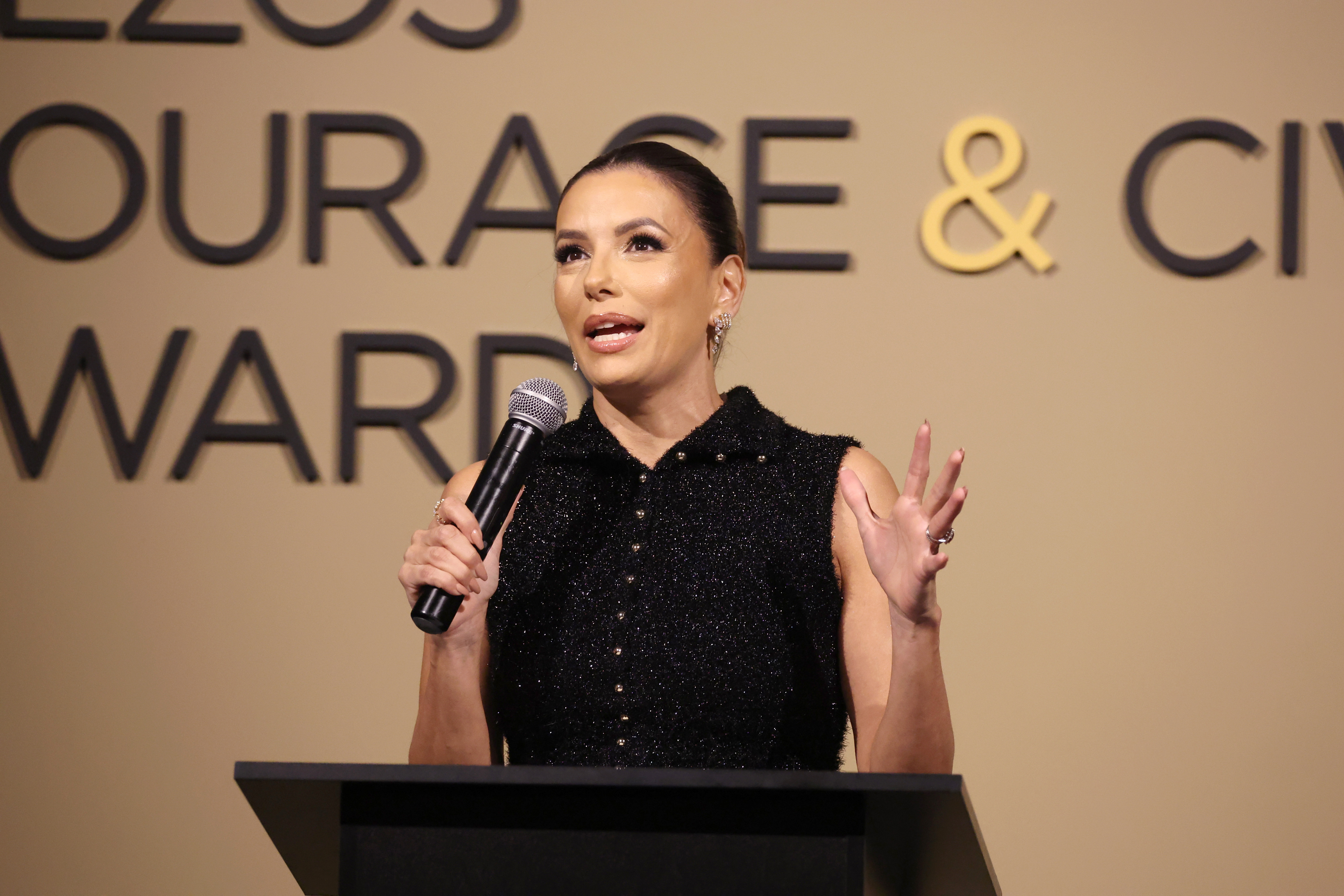 Eva Longoria durante los Premios Bezos al Valor y la Civilidad 2024 el 14 de marzo de 2024 en Washington, DC | Fuente: Getty Images