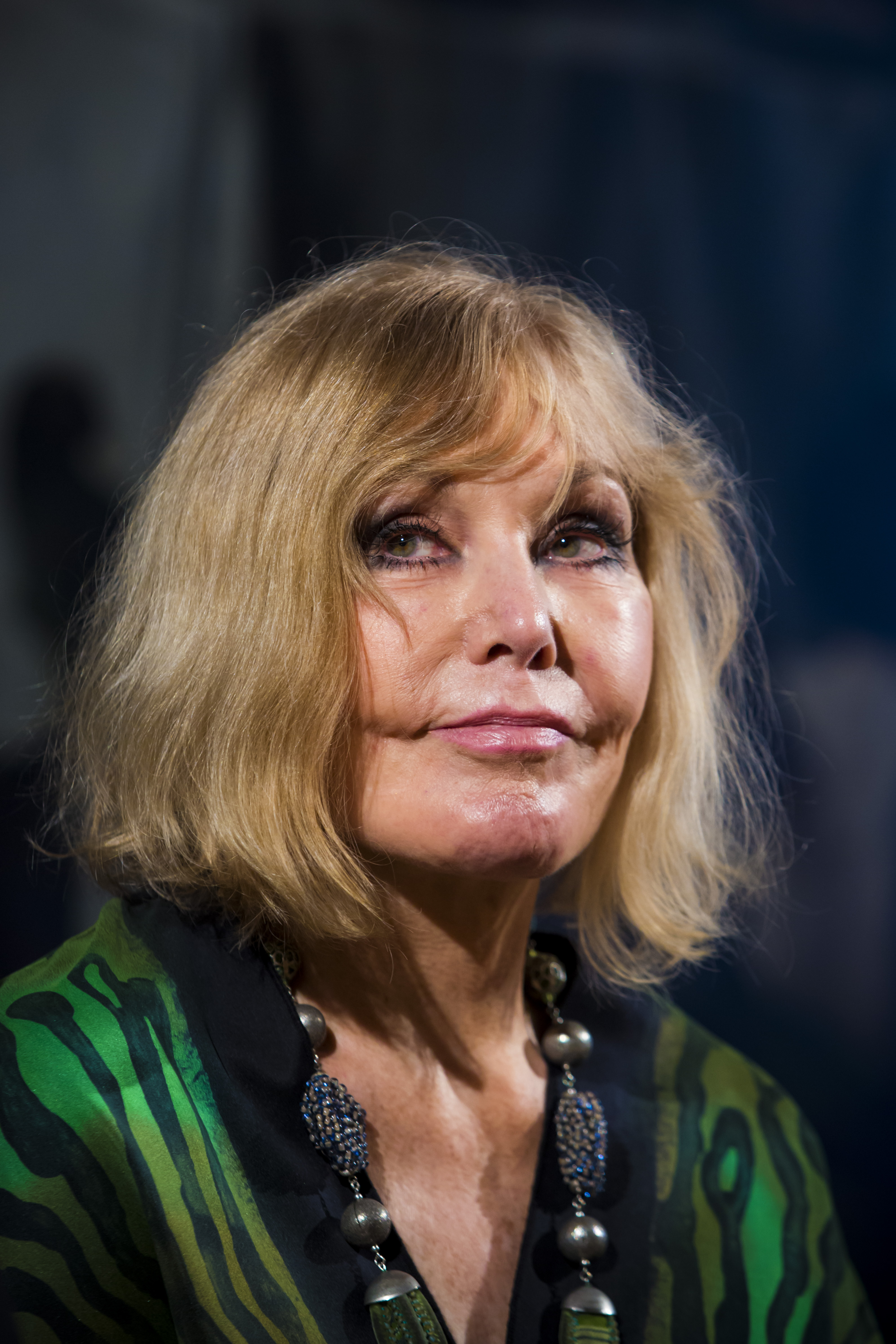 Kim Novak posa para una sesión fotográfica en el Festival Internacional de Cine de Praga "Febiofest", en la República Checa, el 20 de marzo de 2015. | Fuente: Getty Images