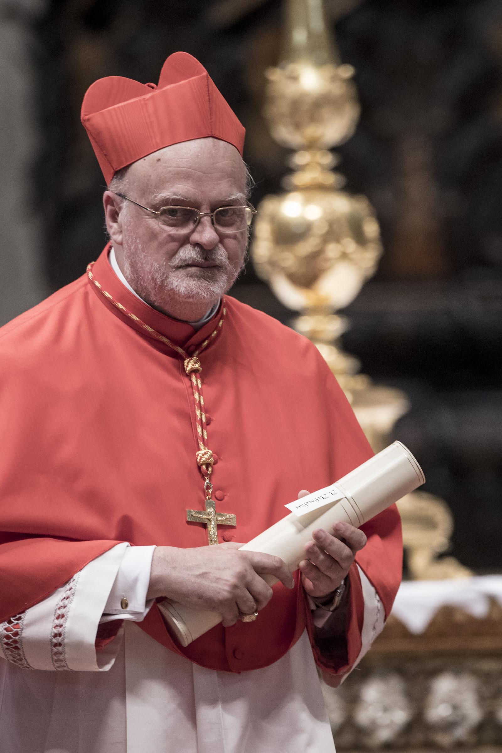 El papa Francisco nombra al Cardenal Anders Arborelius de Suecia durante una Ceremonia del Consistorio el 28 de junio de 2017, en la Ciudad del Vaticano. | Fuente: Getty Images