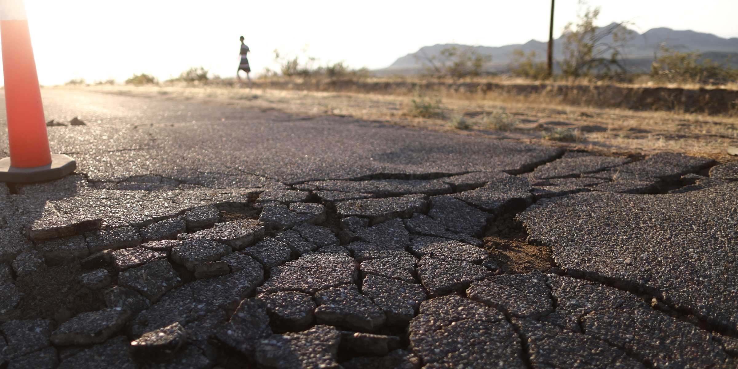 Una carretera dañada | Fuente: Getty Images