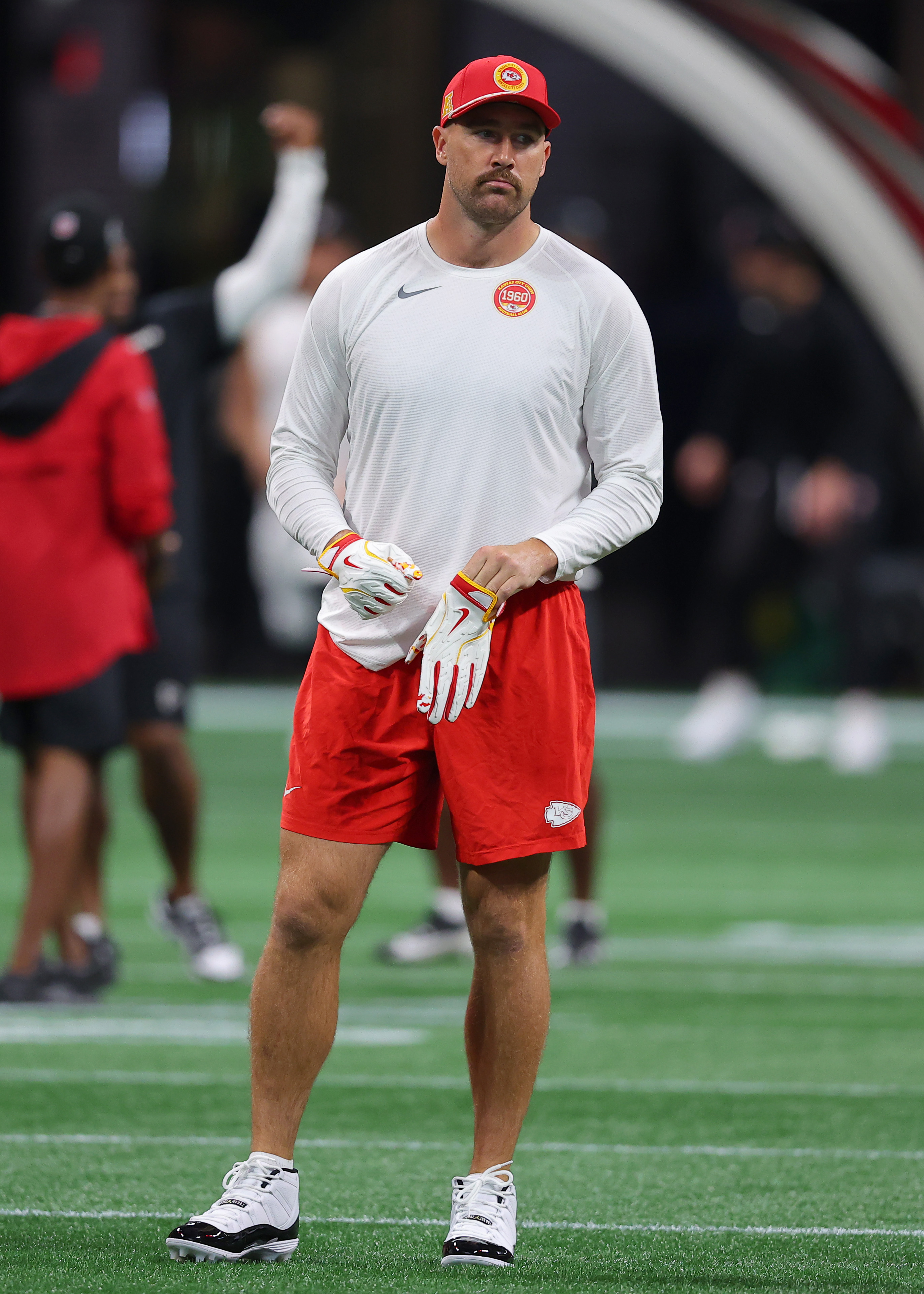 Travis Kelce, #87 de los Kansas City Chiefs, el 22 de septiembre de 2024, en Atlanta, Georgia | Fuente: Getty Images