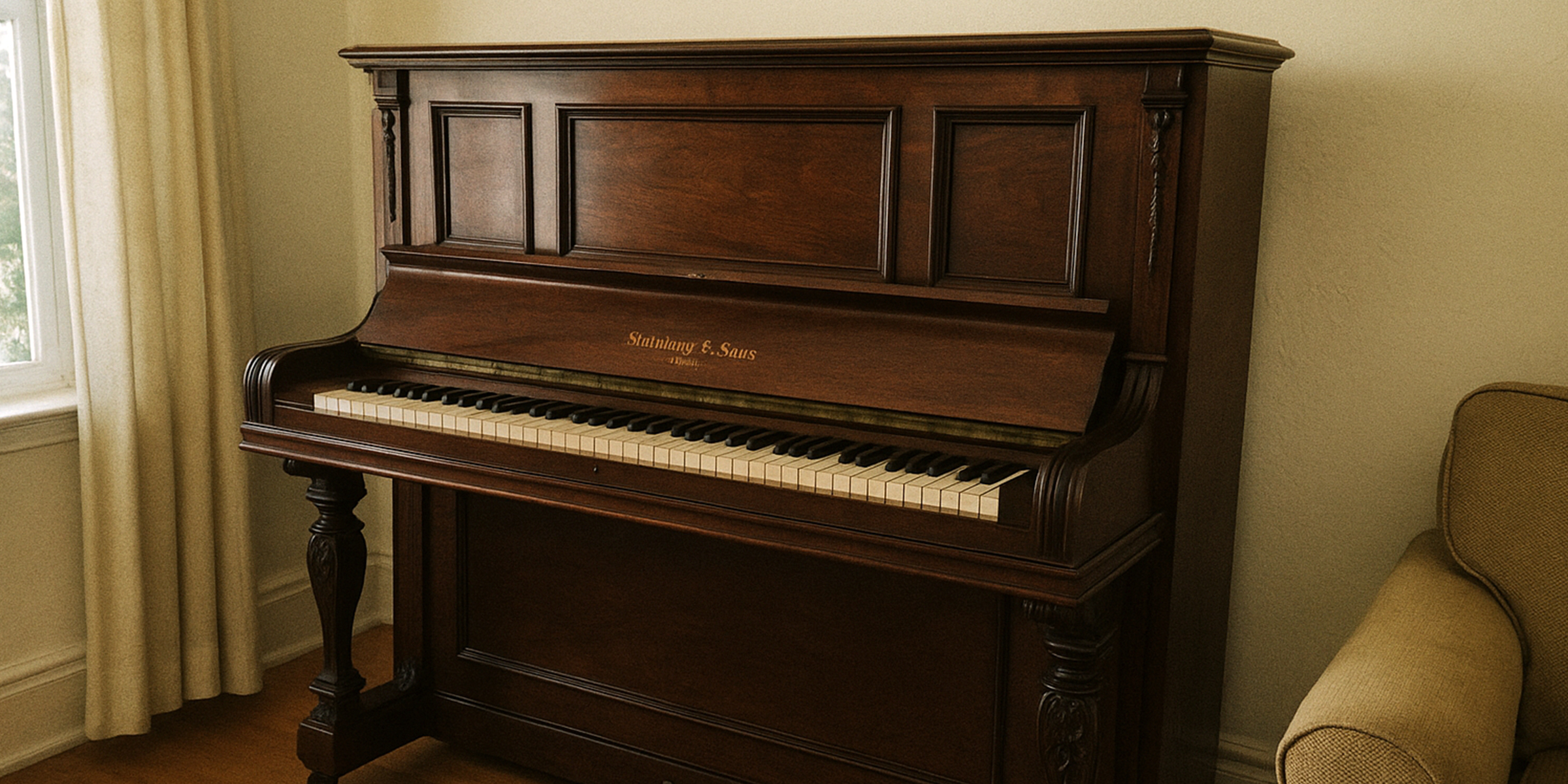 Un piano antiguo | Fuente: The Celebritist