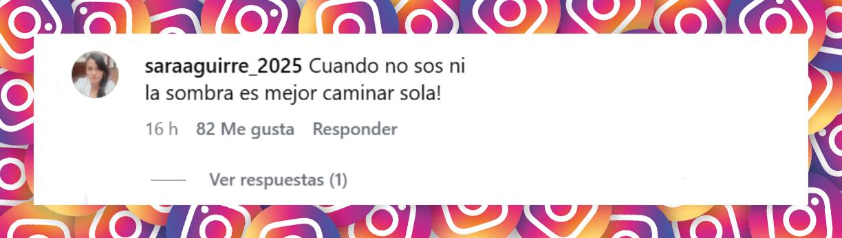 Comentario de una internauta | Fuente: Instagram/revistagenteok