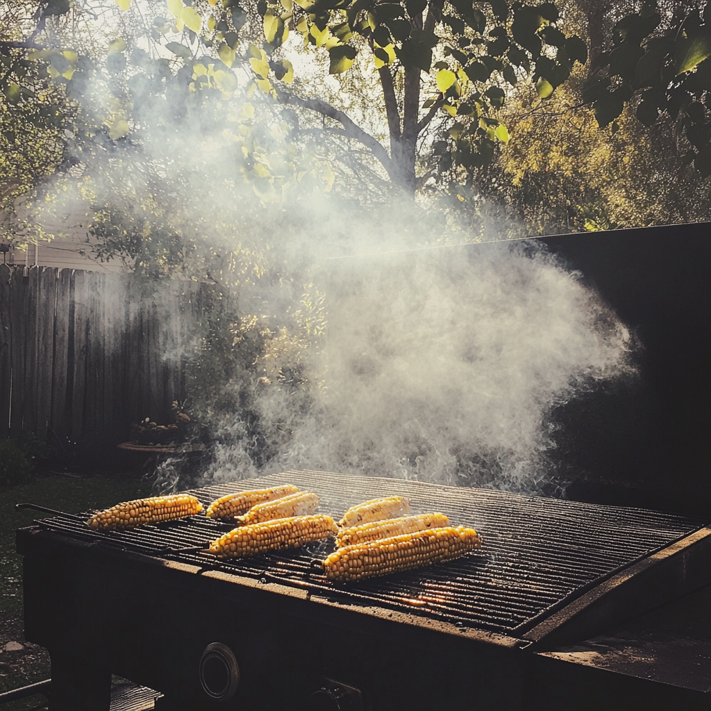 Maíz a la parrilla | Fuente: Midjourney