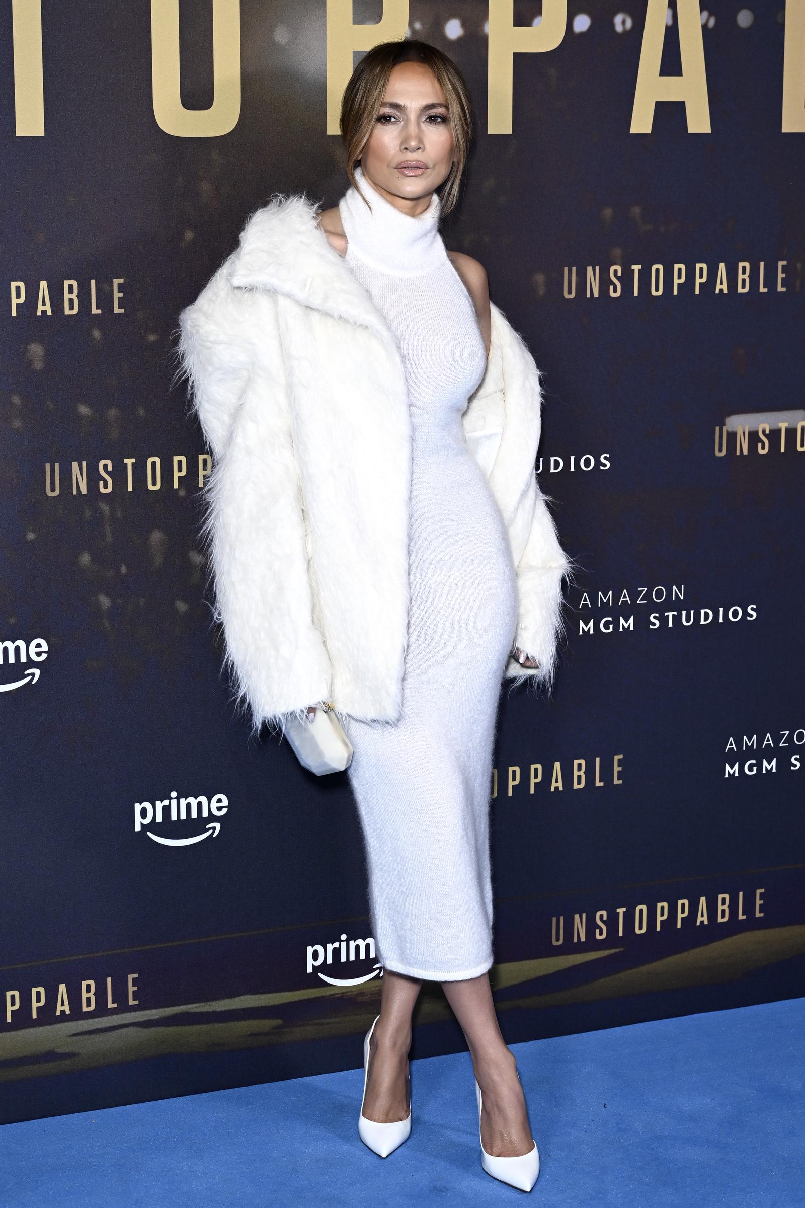 Jennifer Lopez en la proyección especial de "Unstoppable" en el Reino Unido en Cineworld Leicester Square | Fuente: Getty Images