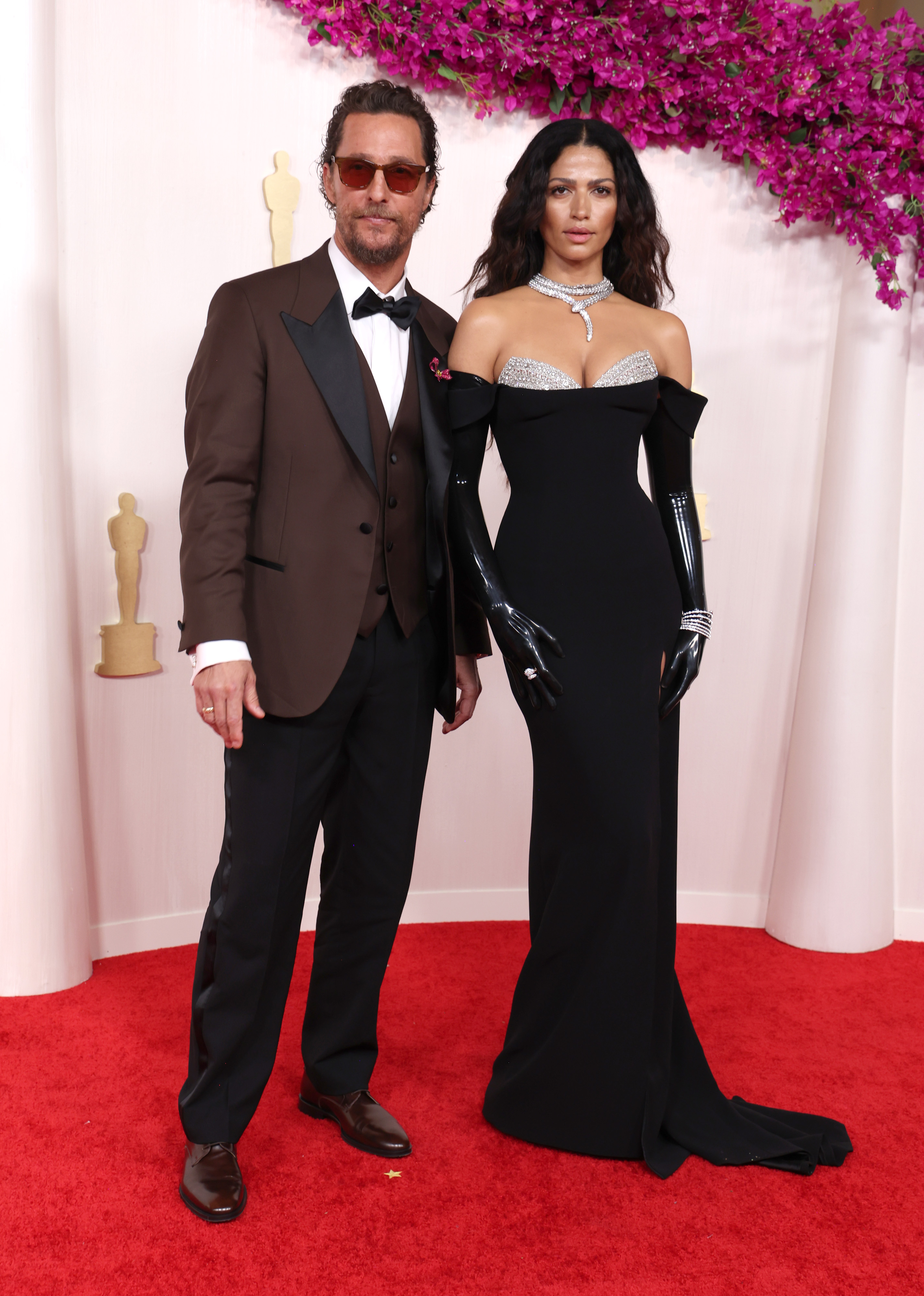 Matthew McConaughey y Camila Alves en la 96ª edición de los Premios de la Academia el 10 de marzo de 2024, en Hollywood, California | Foto: Getty Images