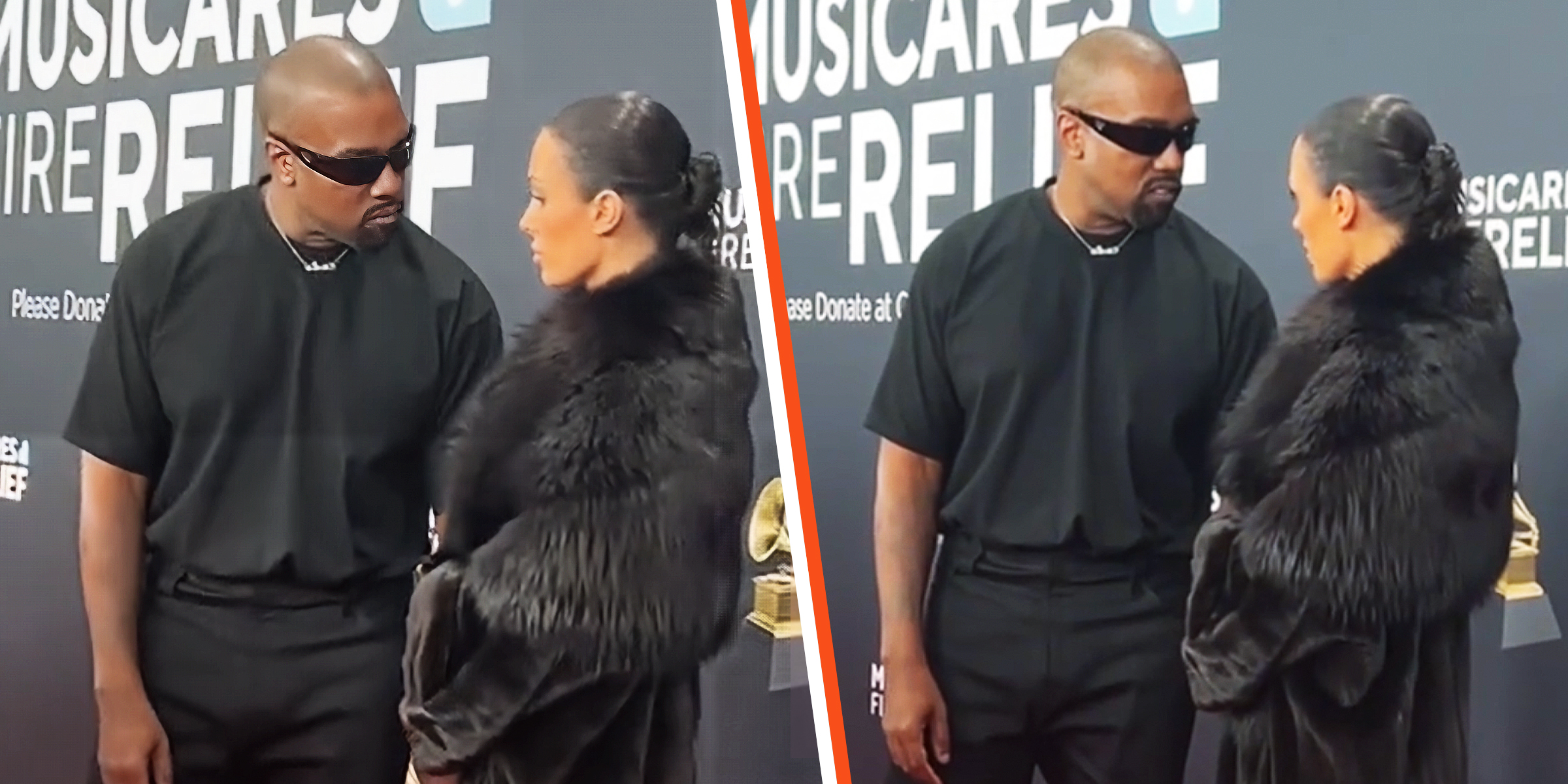 Kanye West y Bianca Censori | Fuente: tiktok.com/@cbsmornings