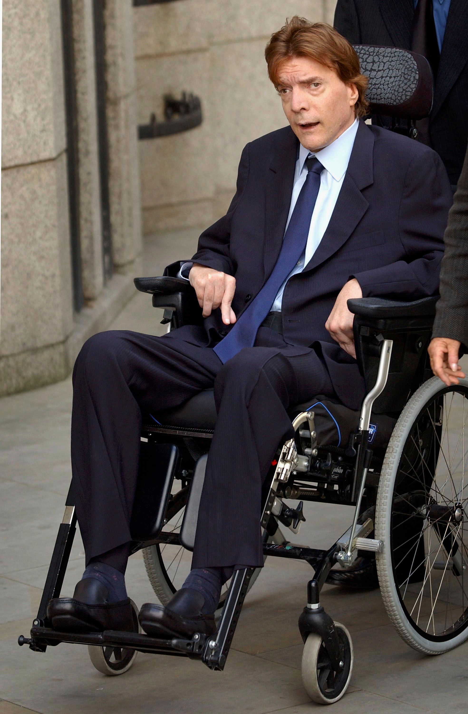 John Paul Getty III en Londres en septiembre de 2003. | Foto: Getty Images