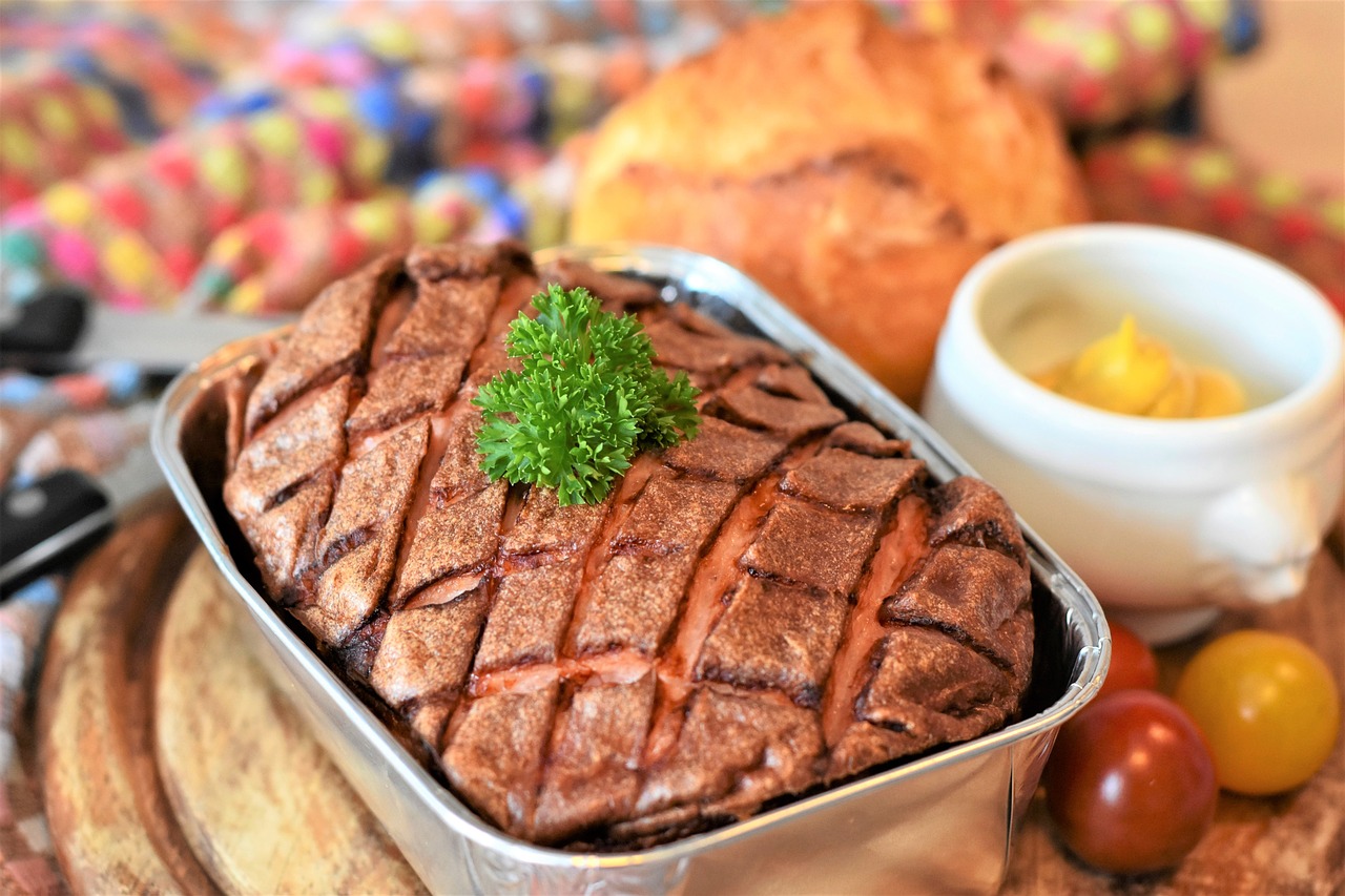 Pastel de carne en una bandeja | Foto: Pixabay
