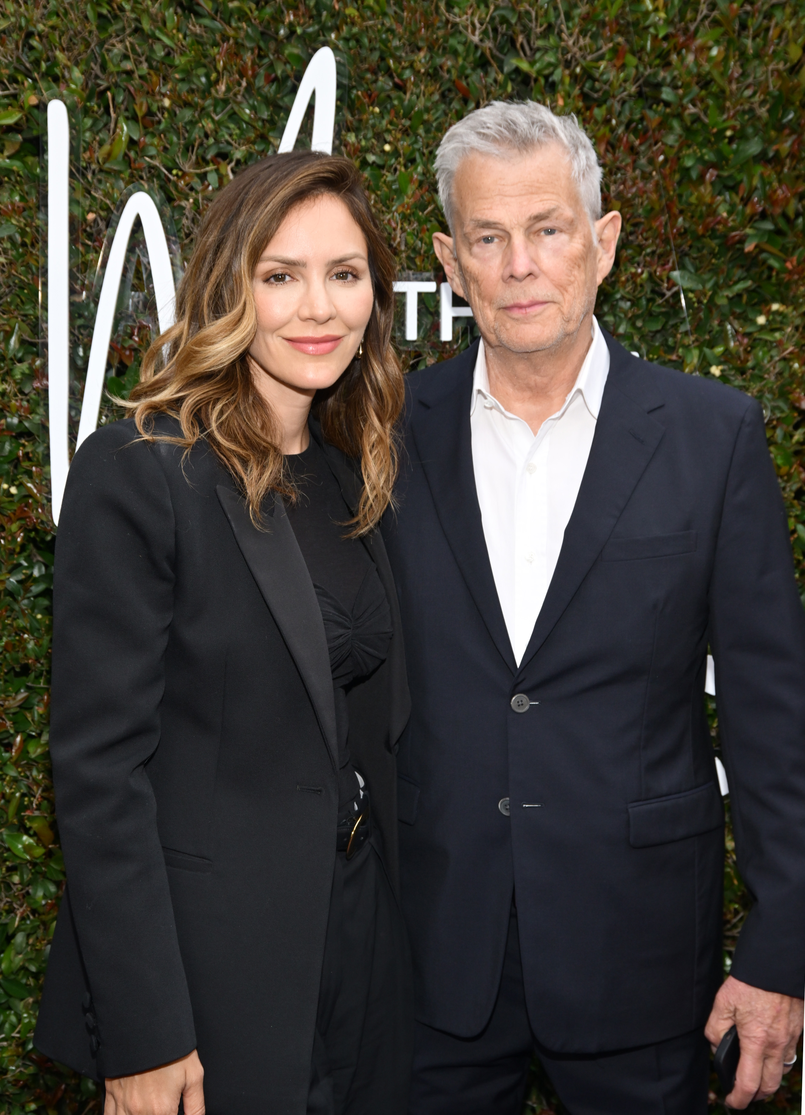 Katharine McPhee Foster y David Foster en la gala Magic of Music de la Asociación de Alzheimer el 4 de mayo de 2025, en Los Ángeles, California. | Fuente: Getty Images