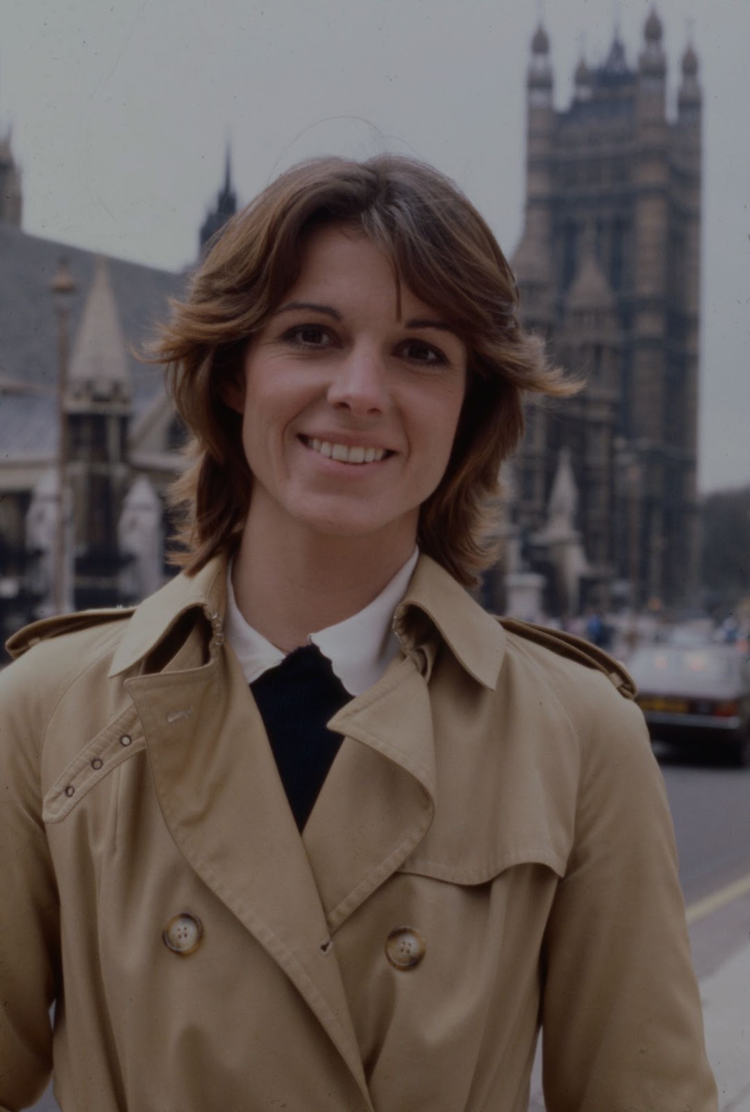 Susan Saint James en el plató de "SOS Titanic" en 1979  | Fuente: Getty Images