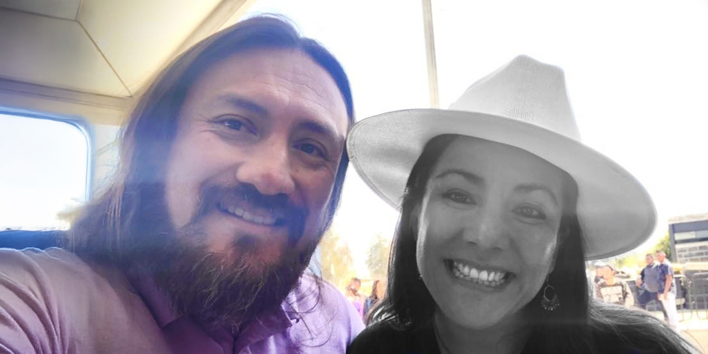 Ximena Guzmán y Davis Zaragoza. | Fuente: Facebook/Davis Zaragoza