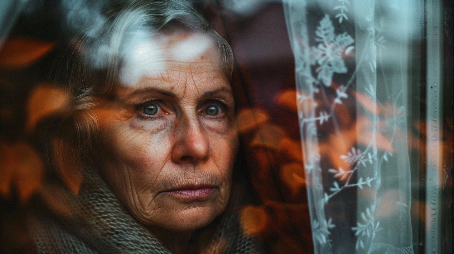 Mujer mirando por la ventana | Foto: Midjourney