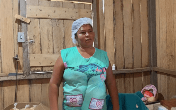 Lenilda quiere tener su propia panadería. | Foto: YouTube/ Voaa Vaquinha do Razões.