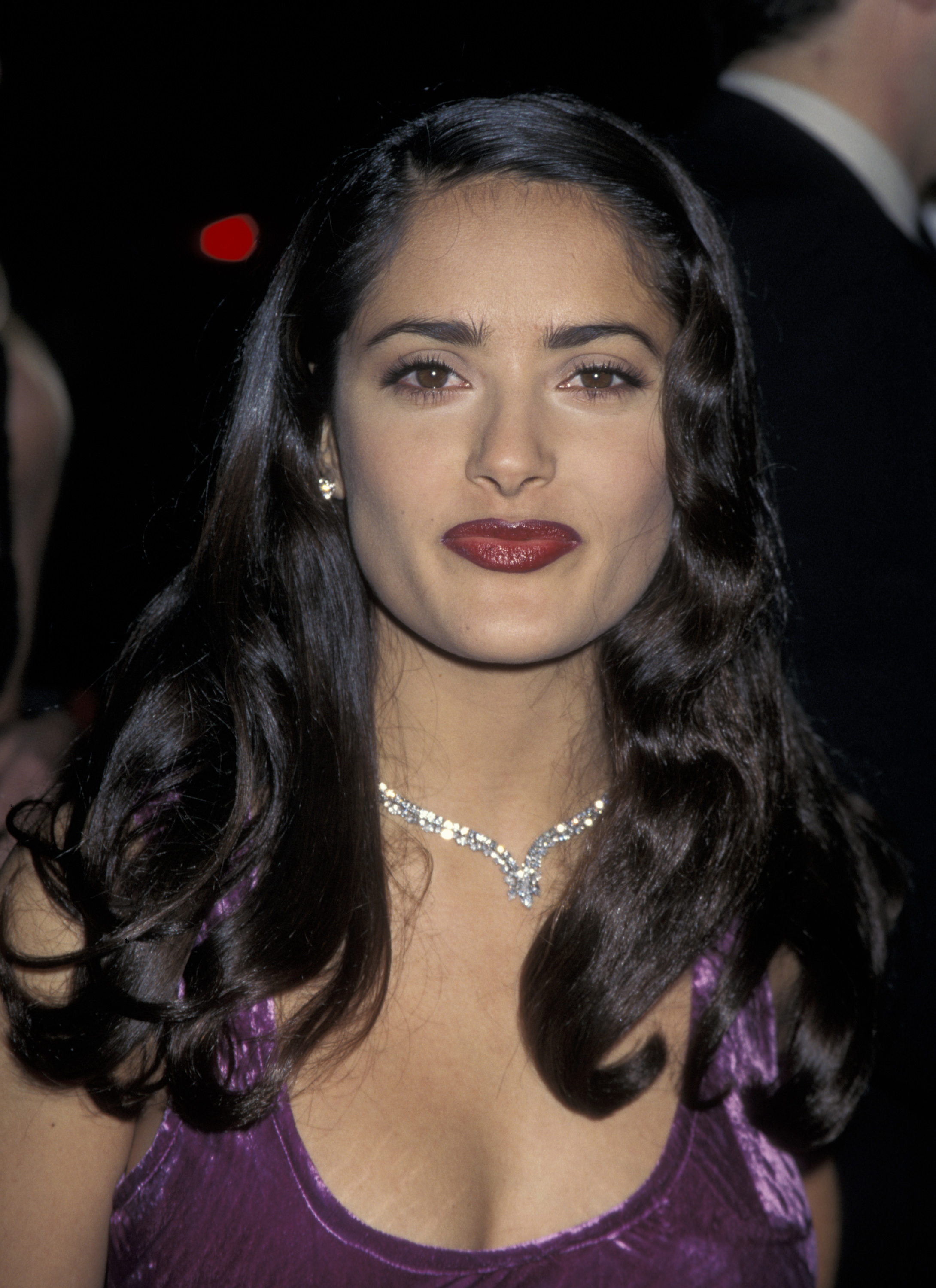 Salma Hayek en el estreno de "From Dusk Till Dawn" en Los Ángeles el 17 de enero de 1996 | Fuente: Getty Images