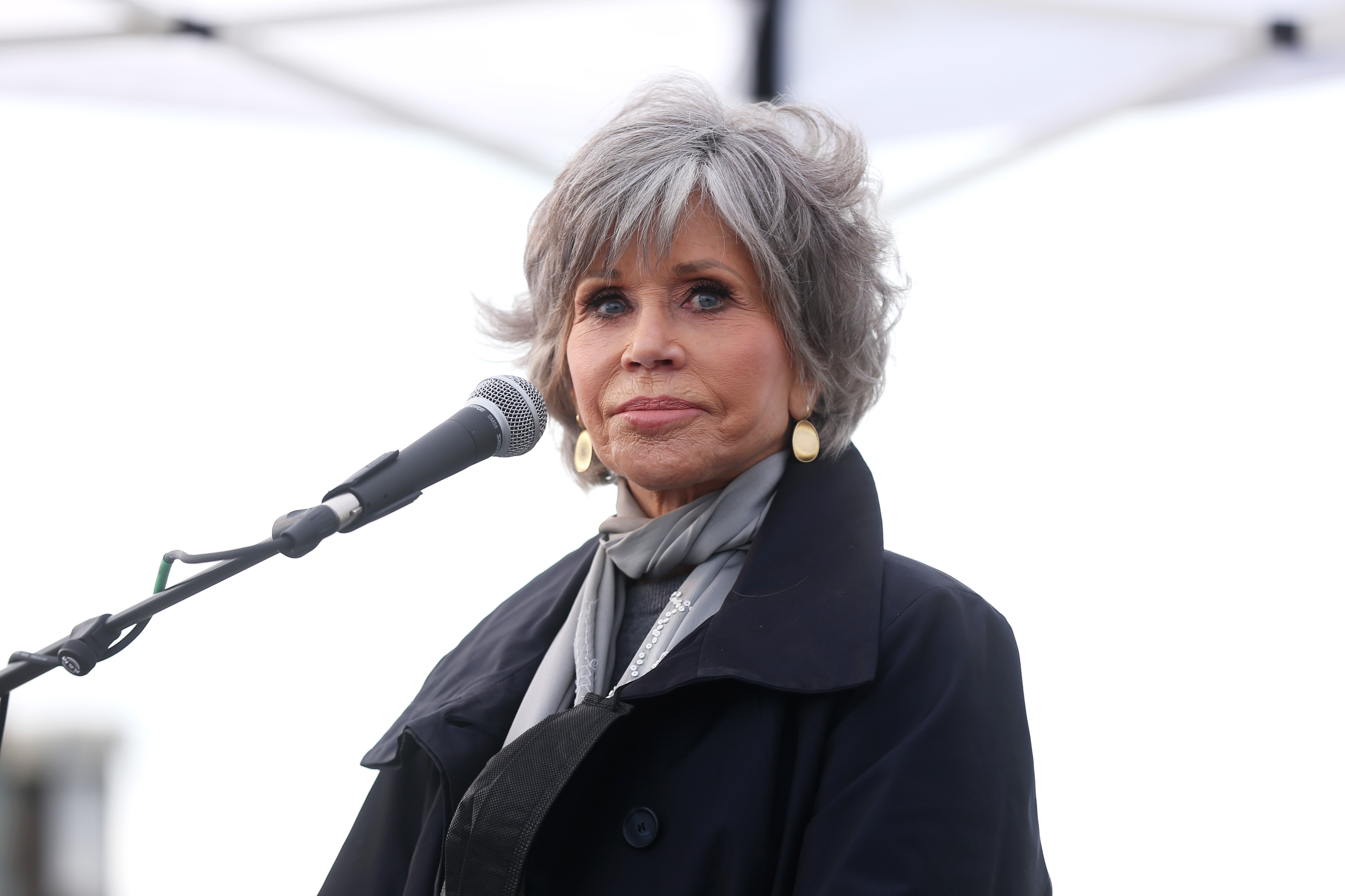 Jane Fonda participa en "Compasión Social en la Legislación" el 18 de octubre de 2021 en Laguna Beach, California | Foto: Getty Images