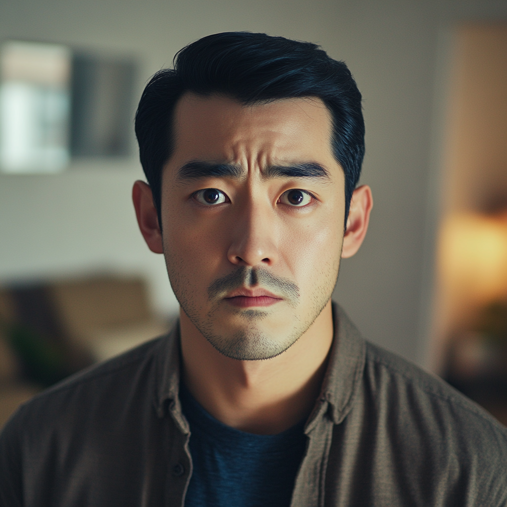 Un hombre disgustado | Fuente: Midjourney