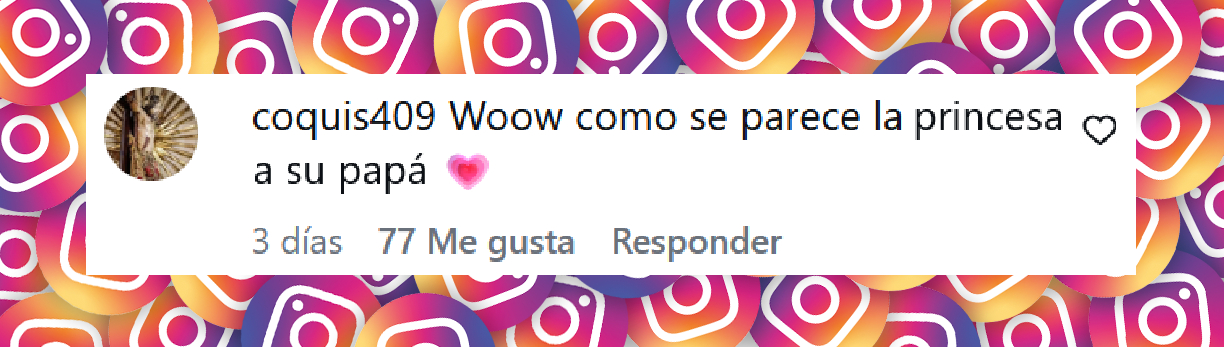 Comentario de una usuaria sobre Eva Victoria, la hija más pequeña de Saúl Canelo Álvarez y su esposa Fernanda Gómez | Fuente: Instagram/fernandagmtz