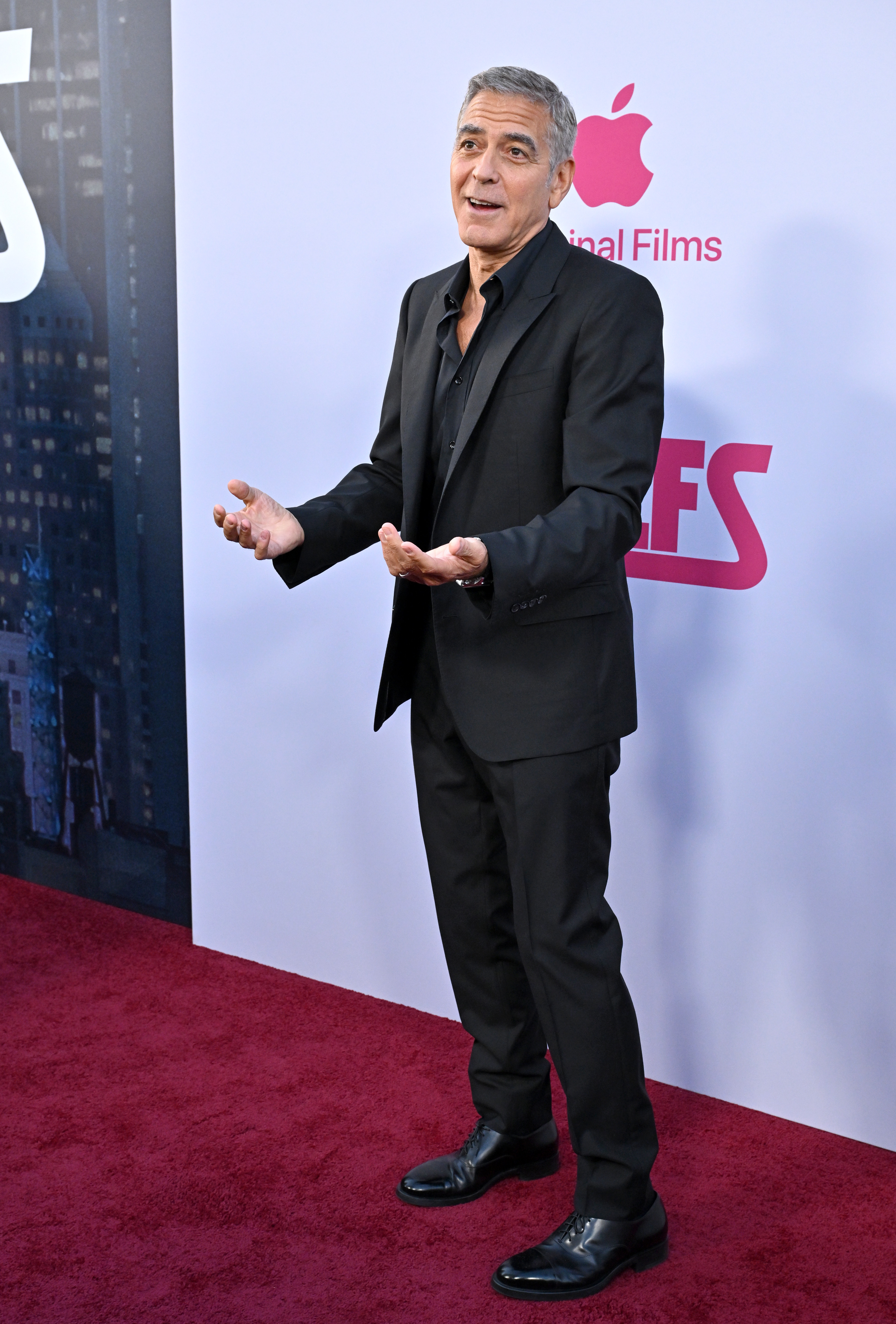 George Clooney en el estreno de "Wolfs" en Hollywood, California, el 18 de septiembre de 2024 | Fuente: Getty Images