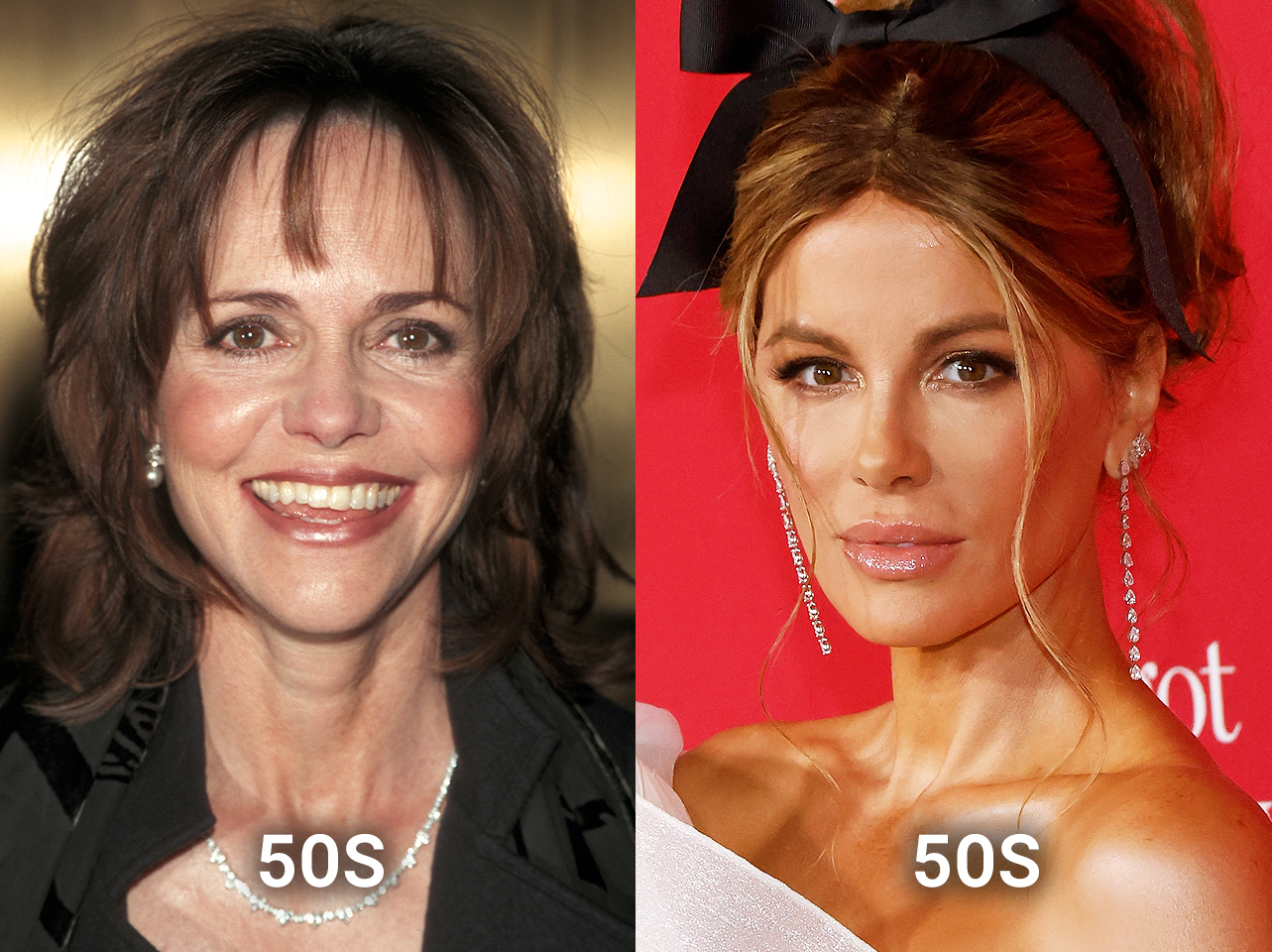 Sally Field en 1997 vs Kate Beckinsale en 2024 | Fuente: Getty Images