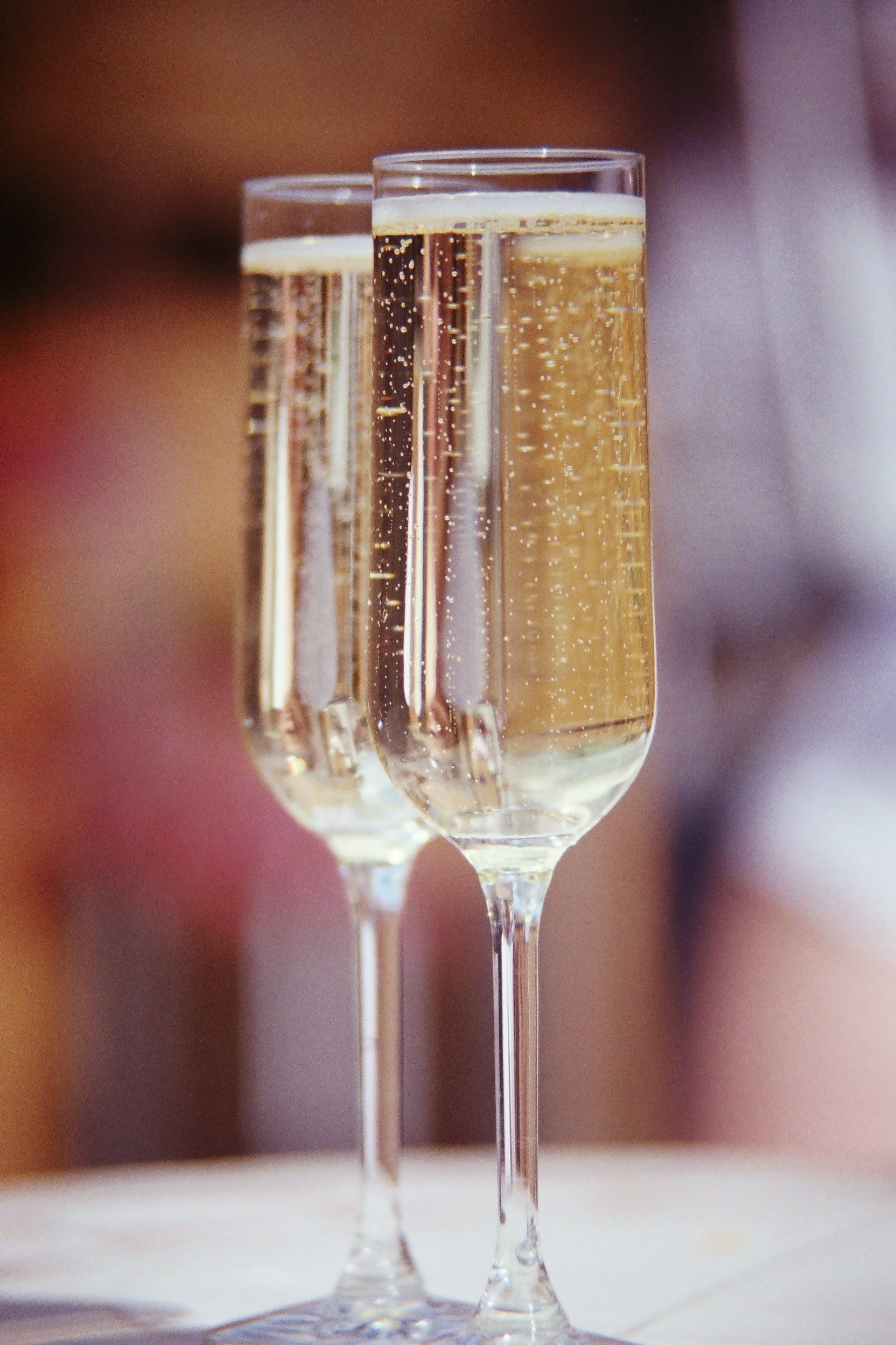 Dos copas de champán | Fuente: Unsplash