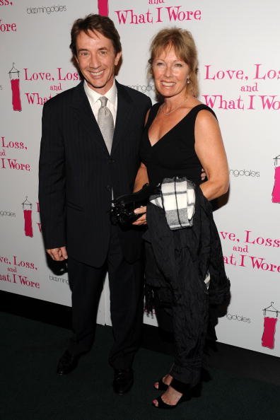 Martin Short con su esposa Nancy Dolman el 1 de octubre de 2009 en Nueva York | Foto: Getty Images