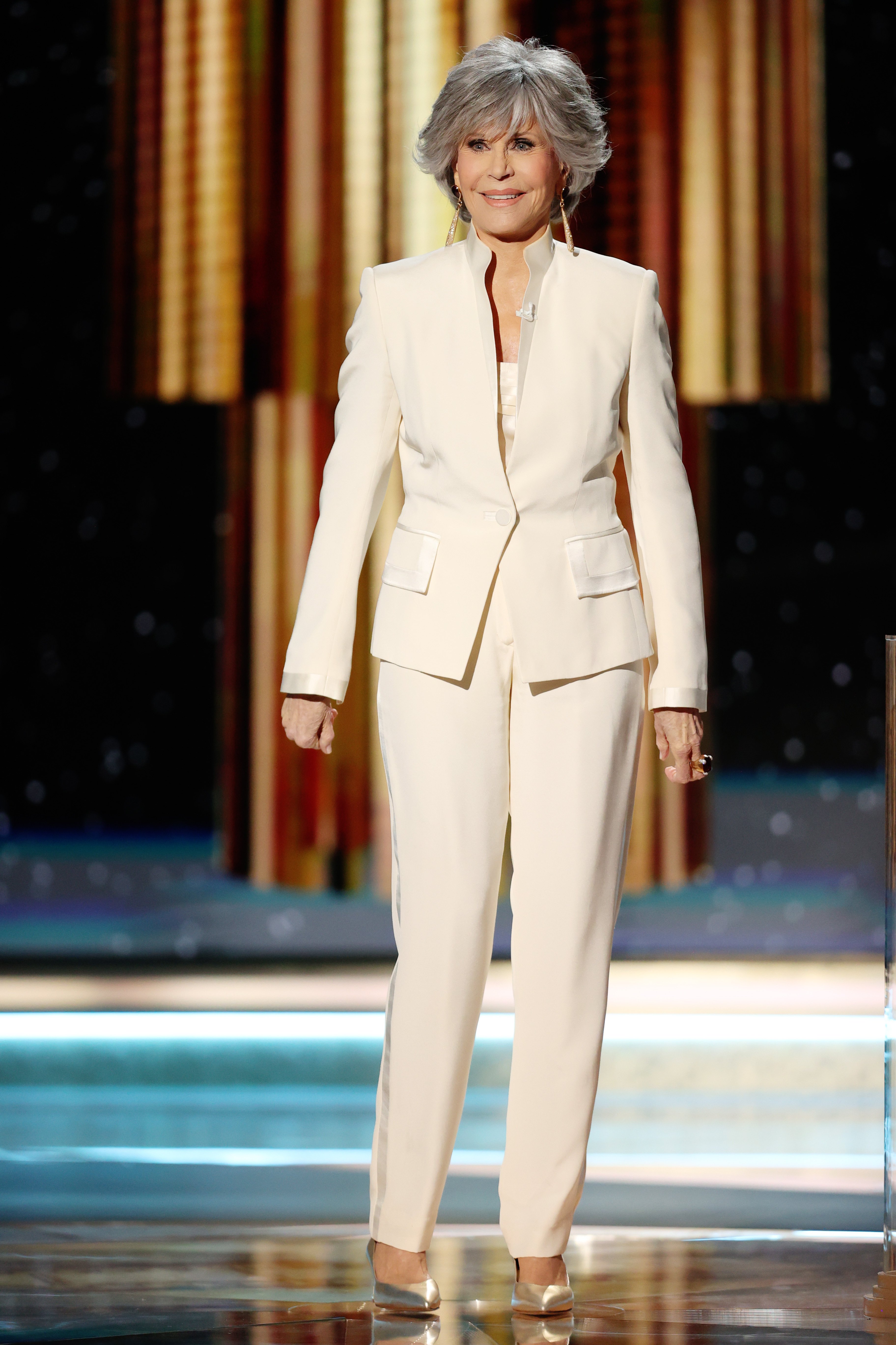 Jane Fonda recibiendo el Premio Cecil B. DeMille en la 78ª Entrega Anual de los Globos de Oro, el 1 de marzo de 2021. | Foto: Getty Images