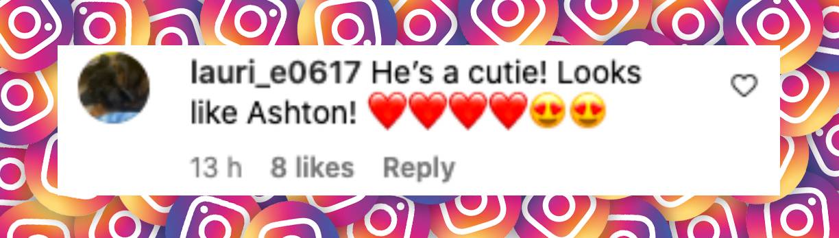 Comentario de un fan sobre Dimitri y Ashton Kutcher, publicado el 7 de enero de 2025 | Fuente: Instagram/extratv