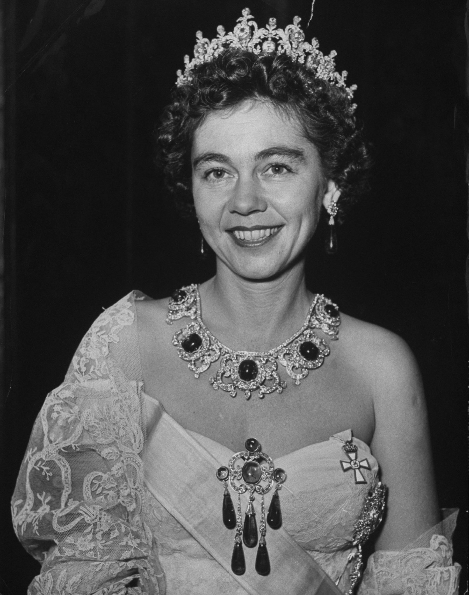 Reina Federica de Grecia en Atenas en 1953. | Foto: Getty Images