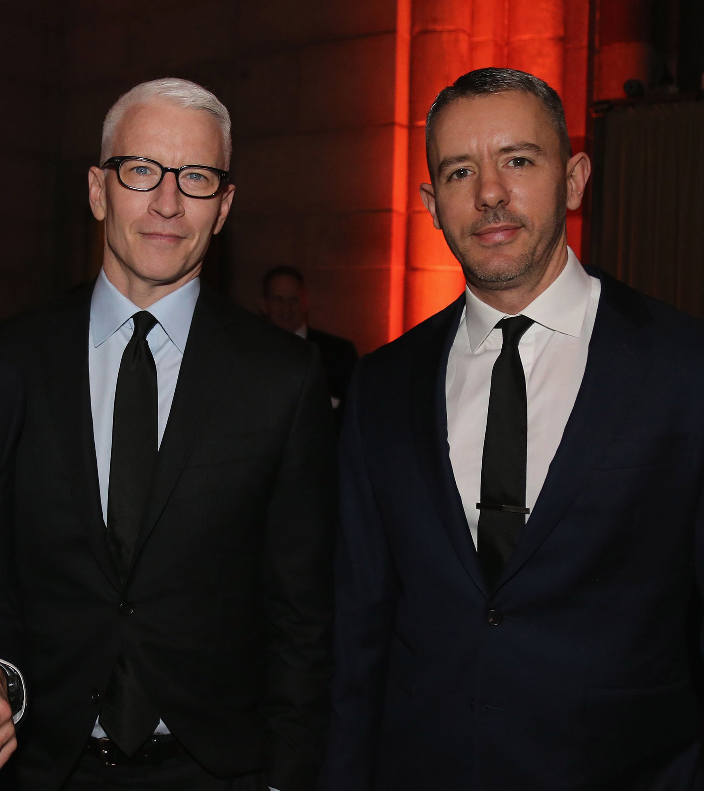 Anderson Cooper y Benjamin Maisani en la gala benéfica de la Windward School el 10 de marzo de 2018, en Nueva York. | Fuente: Getty Images