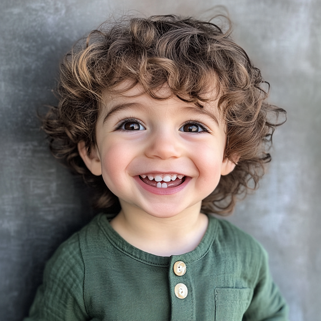Un niño sonriente | Fuente: Midjourney