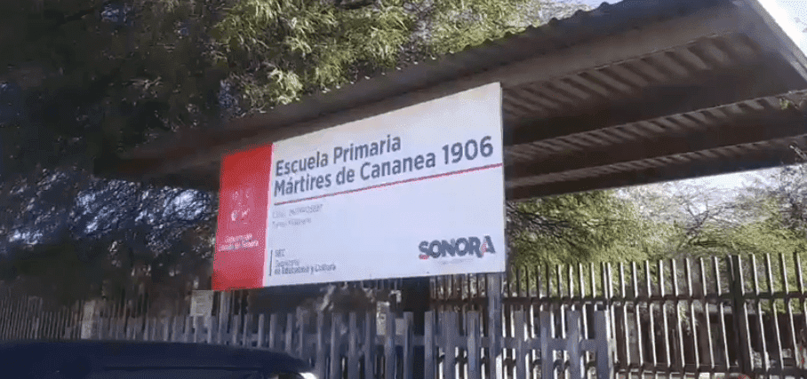 Escuela Primaria Mártires de Cananea 1906. | Imagen tomada de: Facebook/ El Mitotero