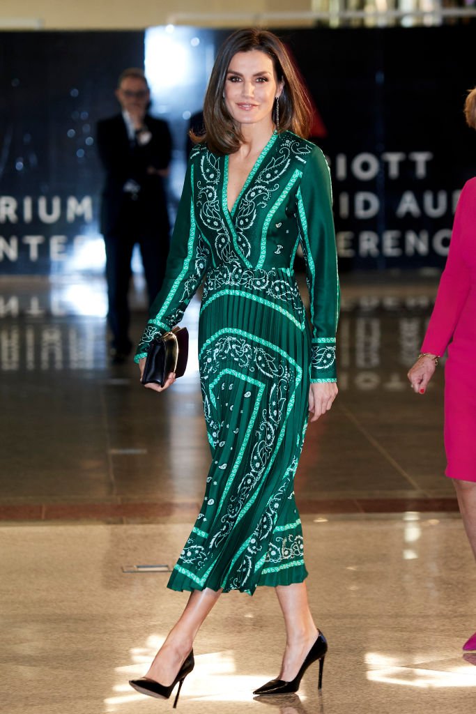 La reina Letizia en la clausura del Congreso Internacional AFAMMER. | Foto: Getty Images