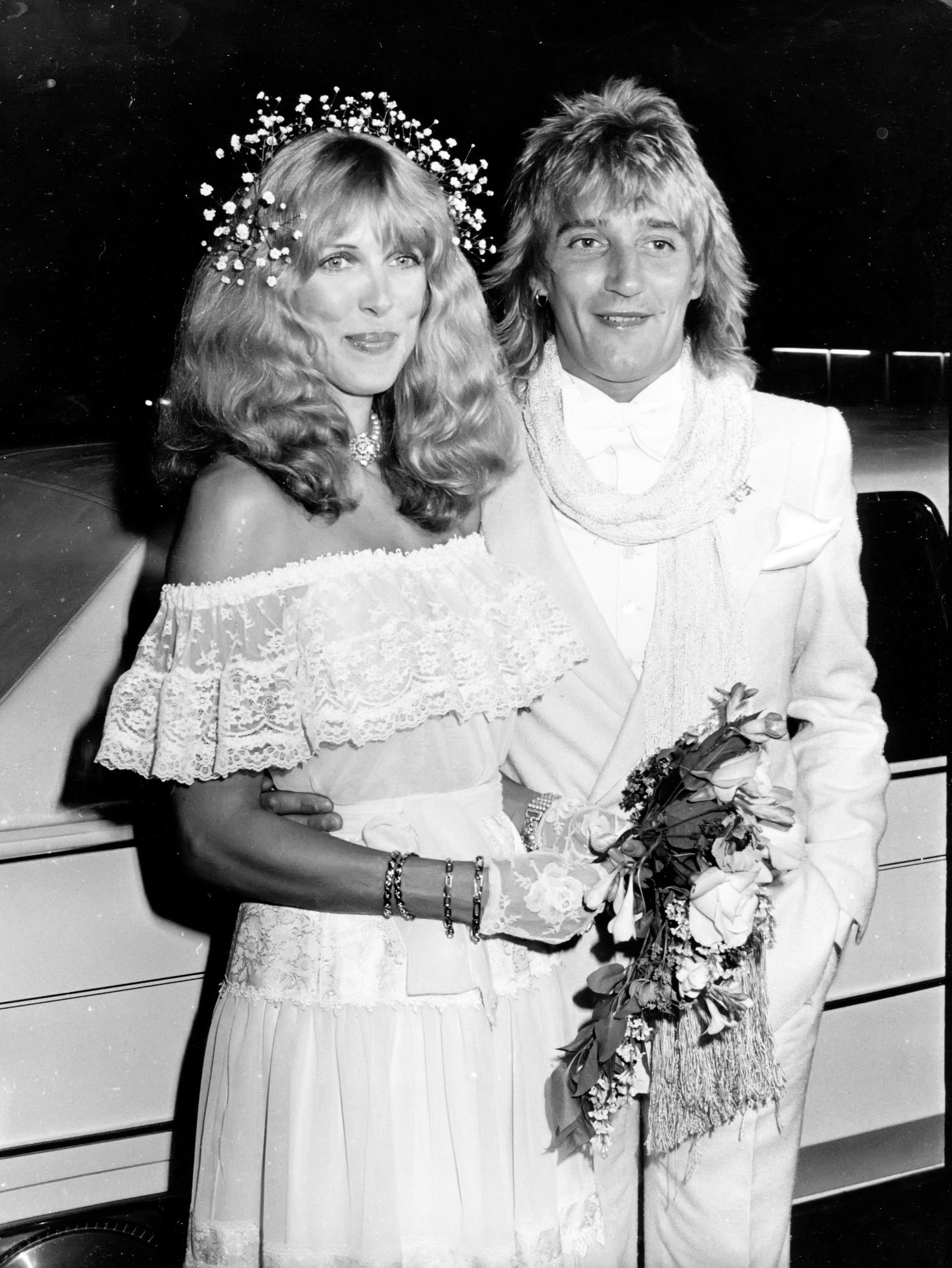 Alana y Rod Stewart, circa 1979 | Fuente: Getty Images