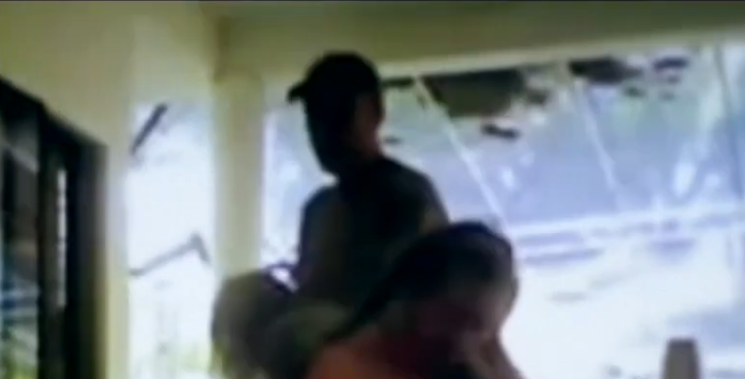 Mónica Dossetti y su hermano José Dossetti momentos antes del incidente | Fuente: YouTube/Imagen Noticias