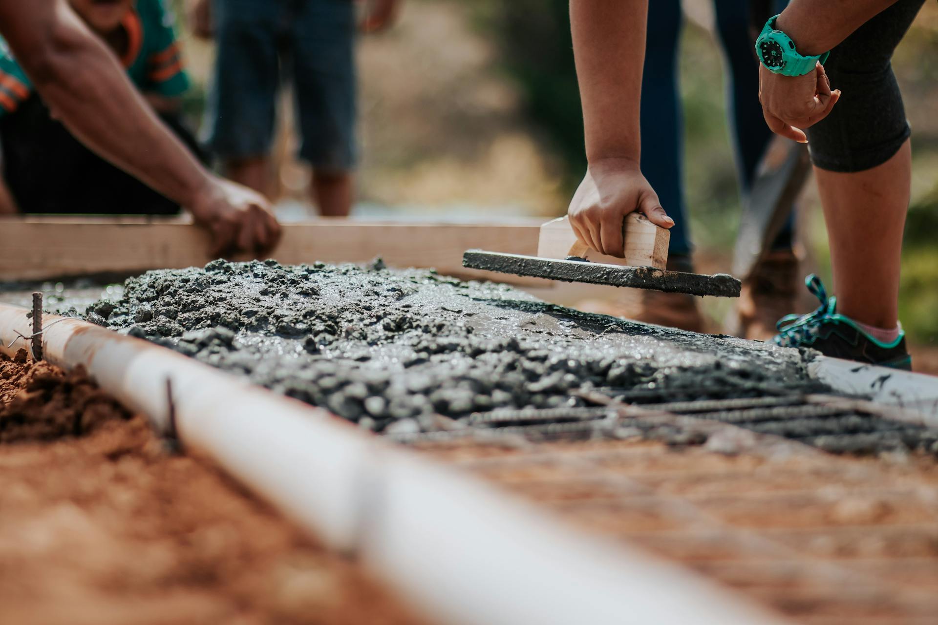 Primer plano de trabajadores de la construcción | Fuente: Pexels