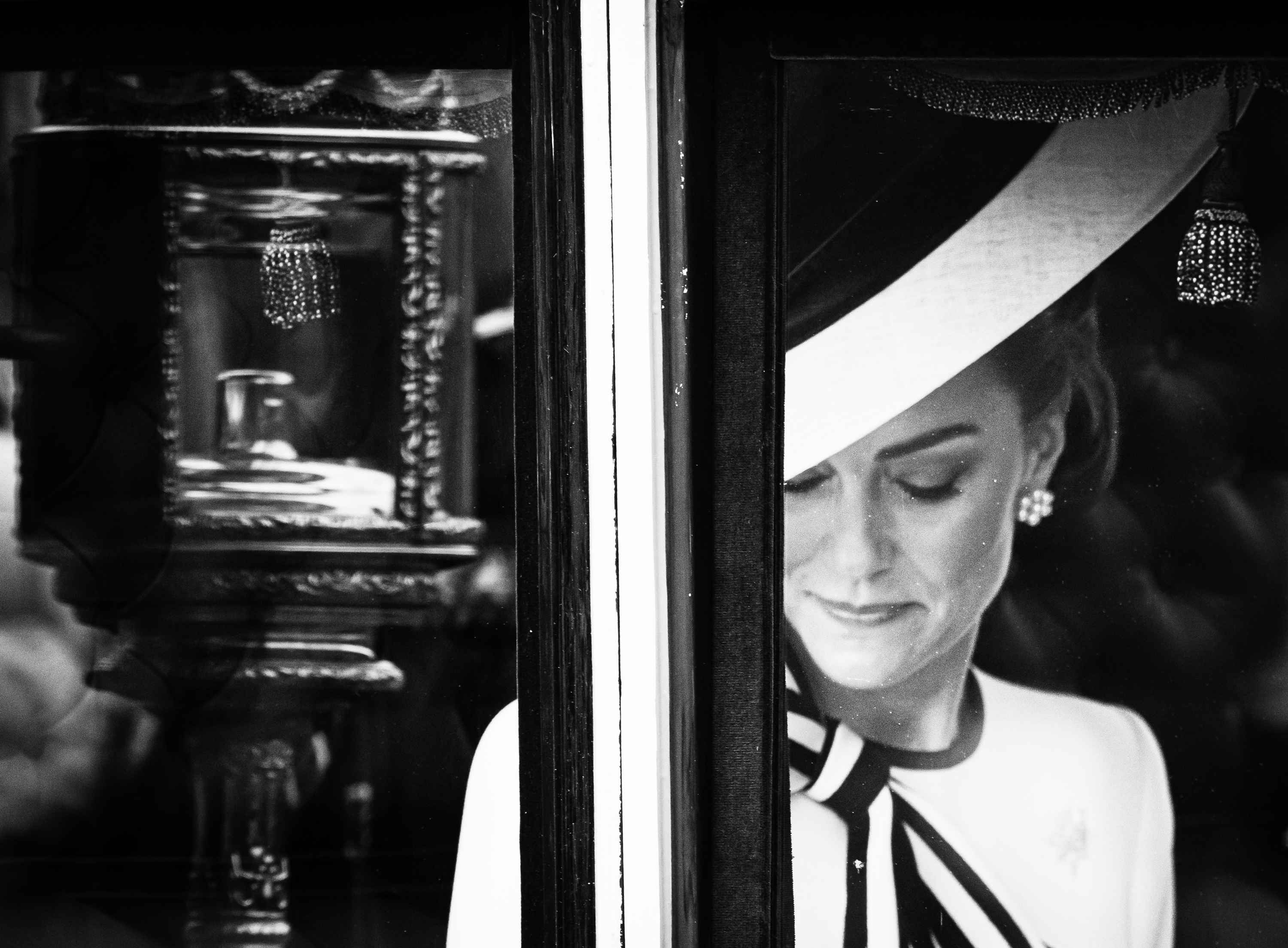 Catherine, princesa de Gales, durante Trooping the Colour en Londres, Inglaterra, el 15 de junio de 2024. | Fuente: Getty Images
