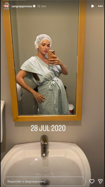 De las historias de Eugenia "la China" Suárez. | Foto: instagram.com/sangrejaponesa
