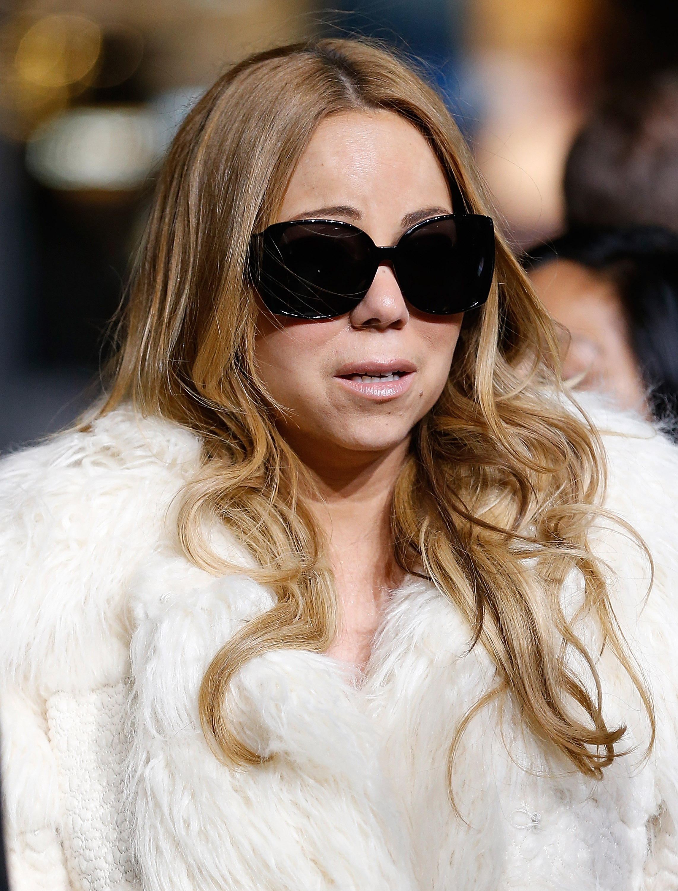 Mariah Carey en los ensayos del 89º Desfile Anual de Acción de Gracias de Macy's el 24 de noviembre de 2015, en Nueva York. | Fuente: Getty Images